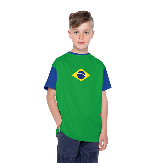 BRAZIL Kids Sports Jersey