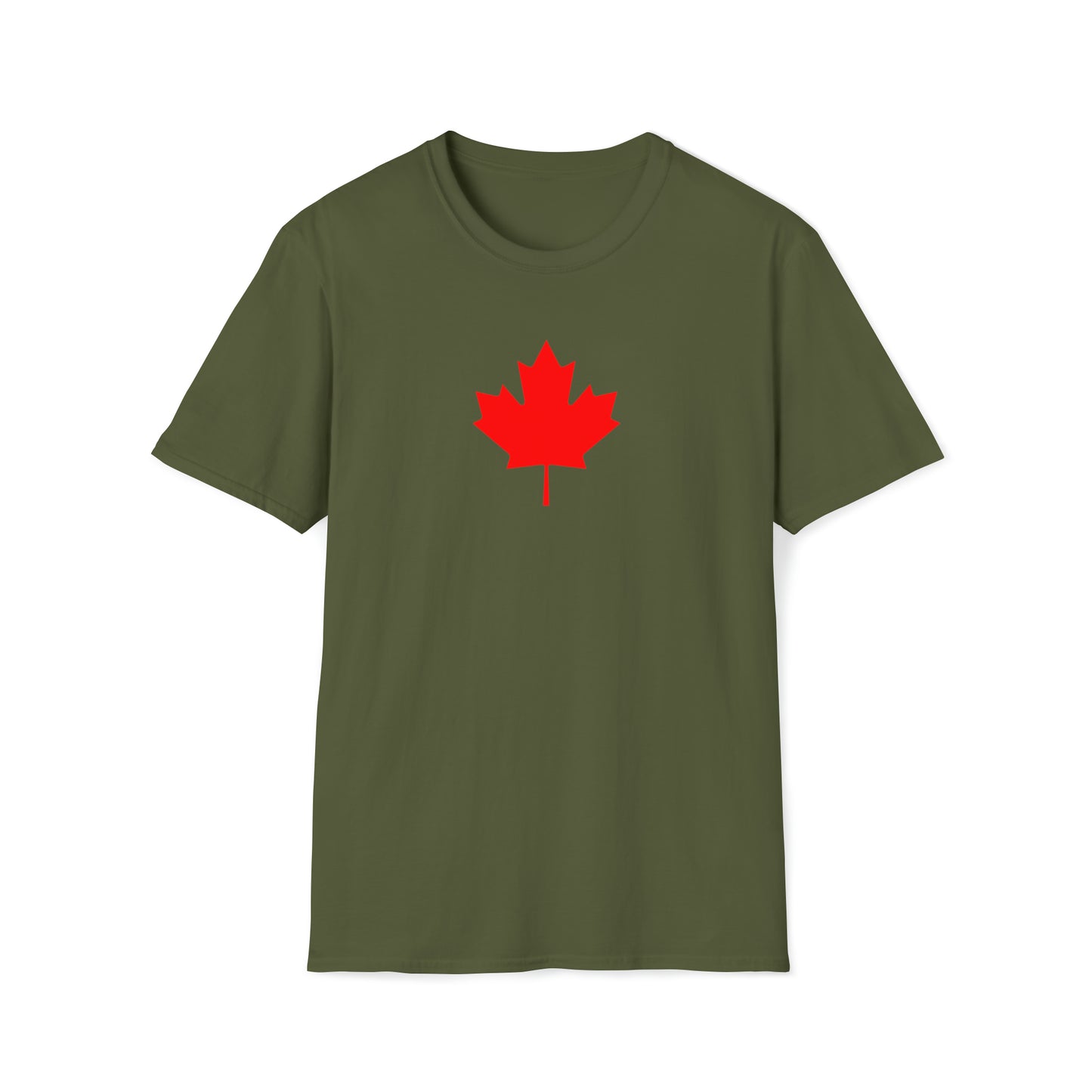Canadian Maple Leaf, Unisex Softstyle T-Shirt