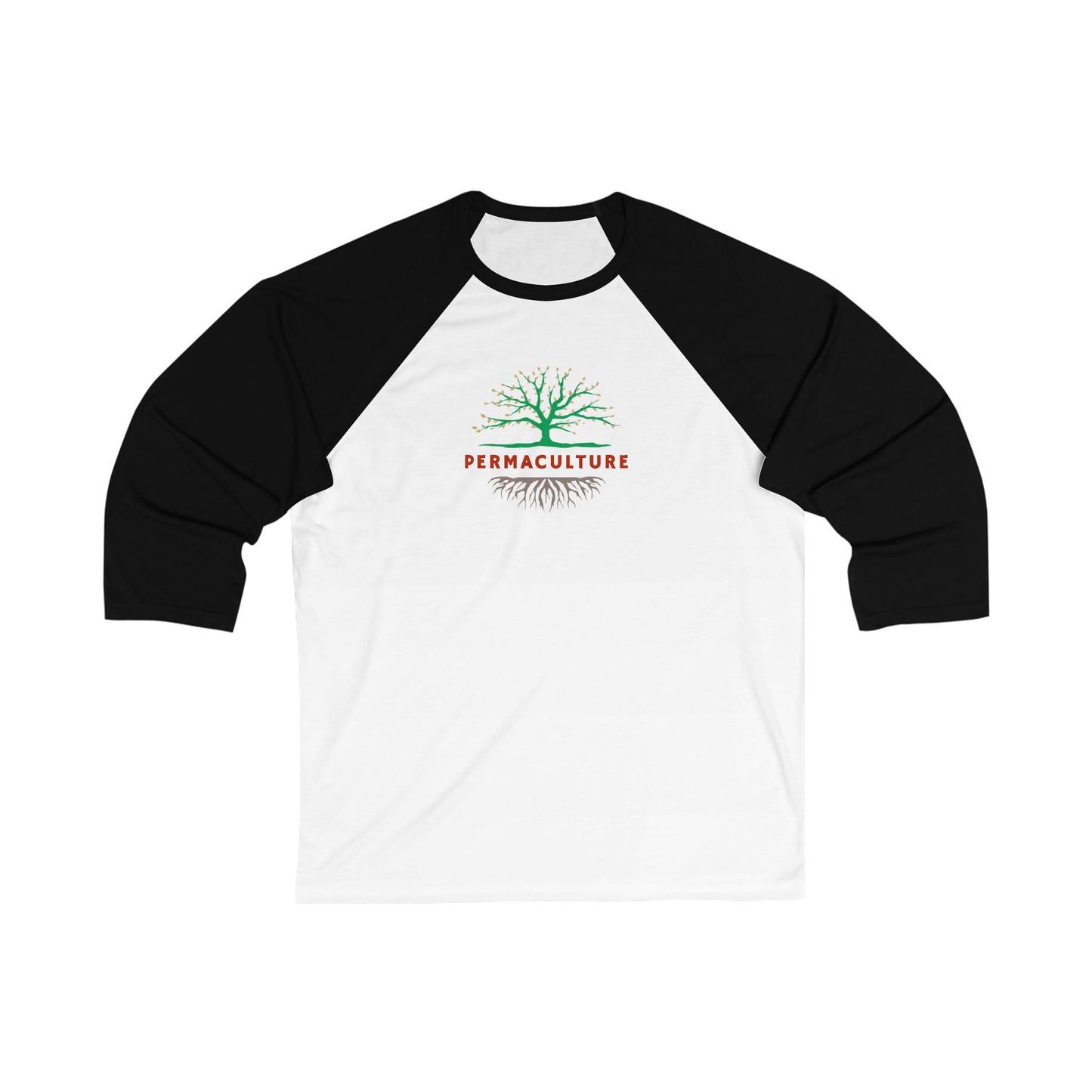 Permaculture, Unisex 3\4 Sleeve Baseball Tee