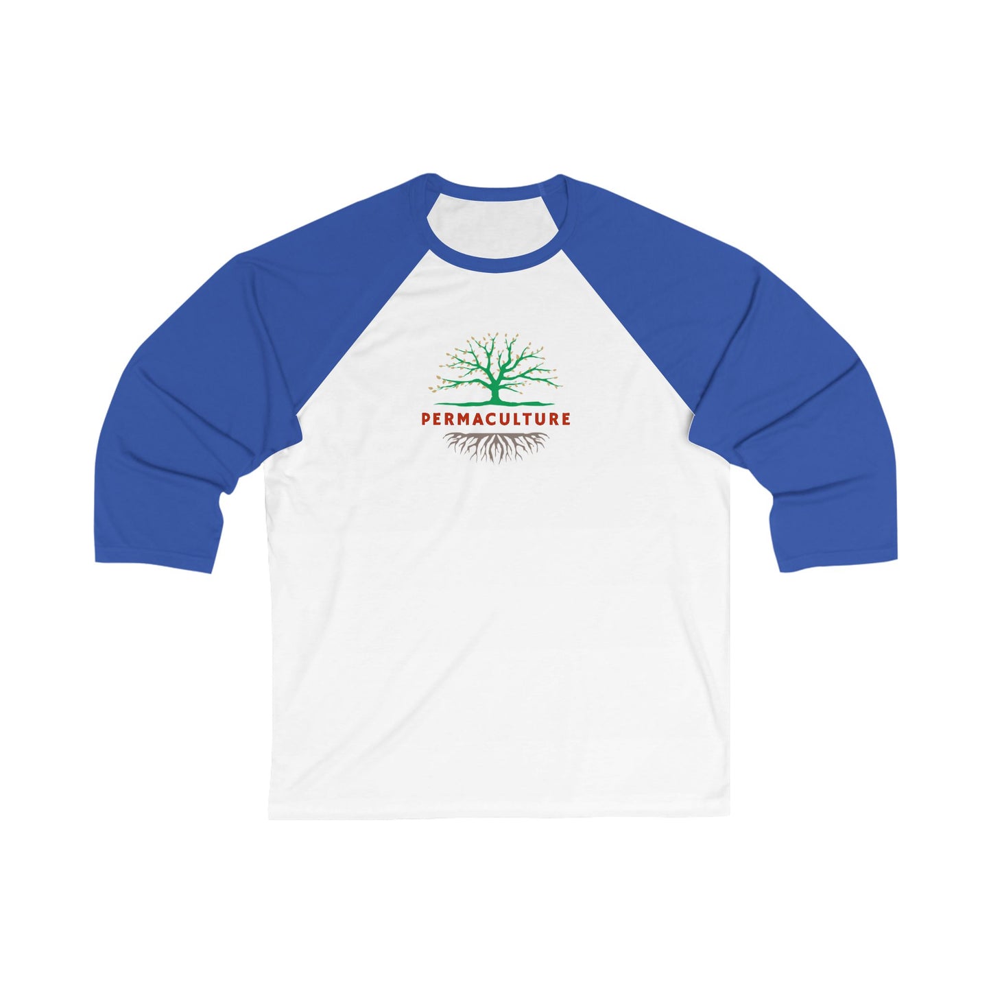 Permaculture, Unisex 3\4 Sleeve Baseball Tee