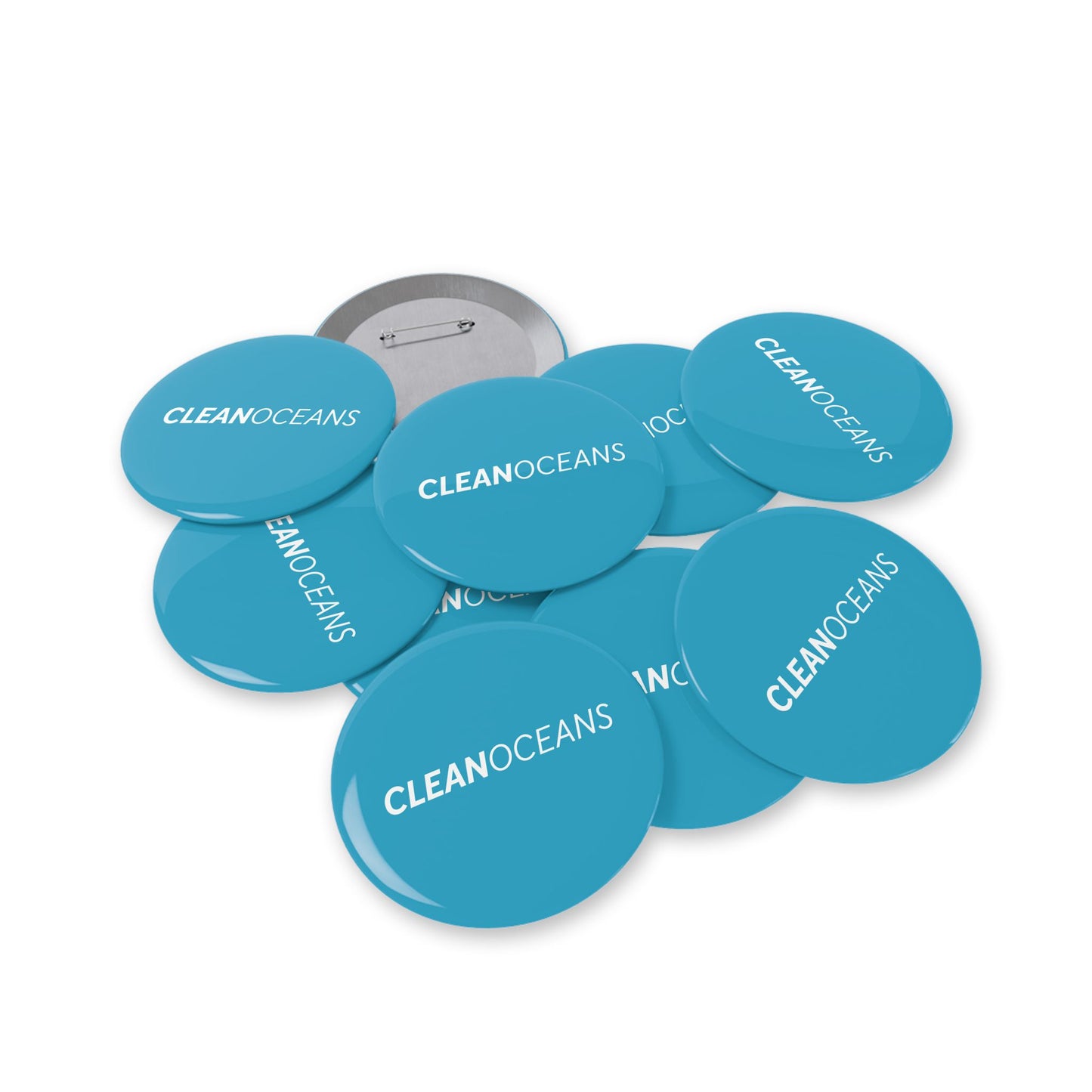 CleanOceans, Round Pins