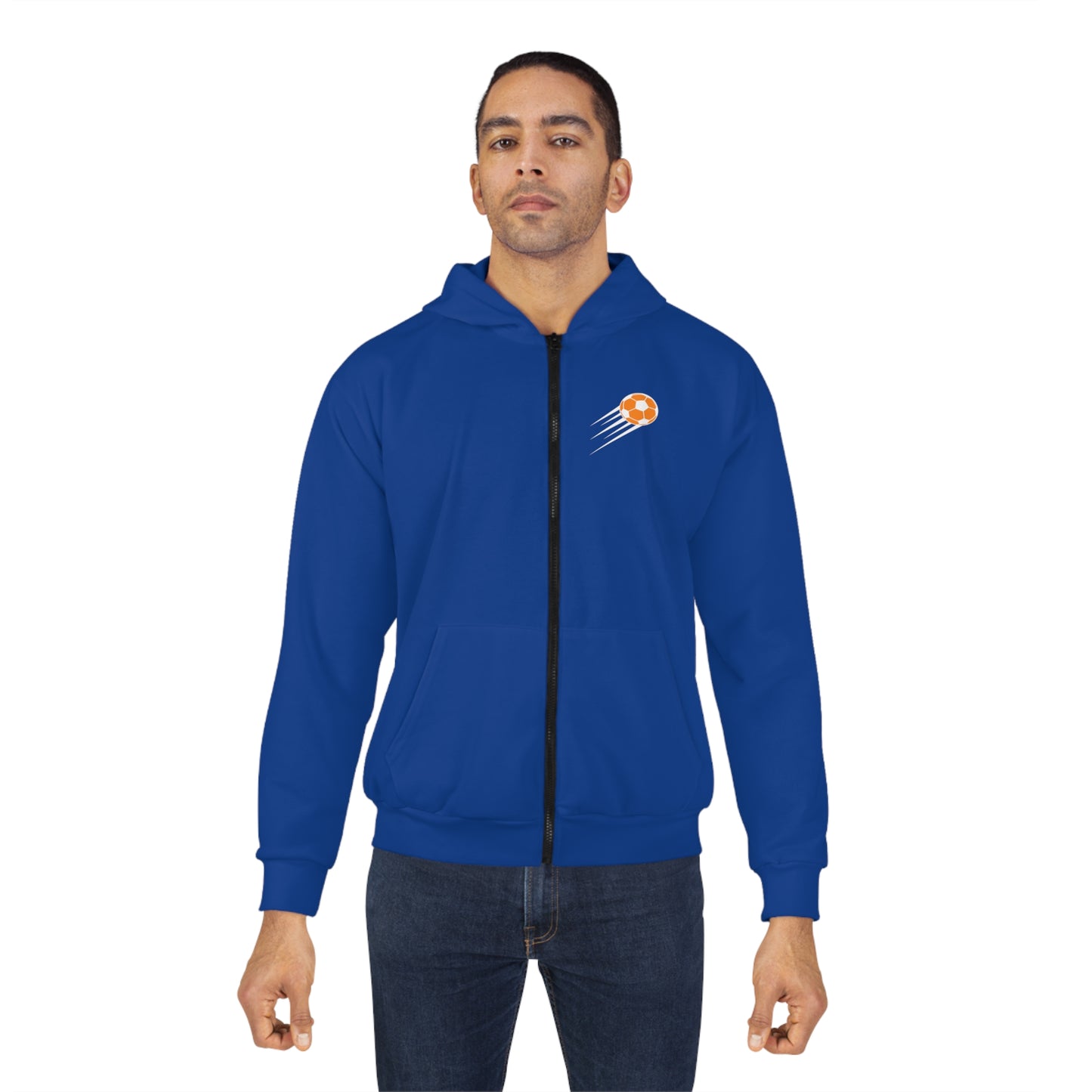 SOCCER Unisex Zip Hoodie