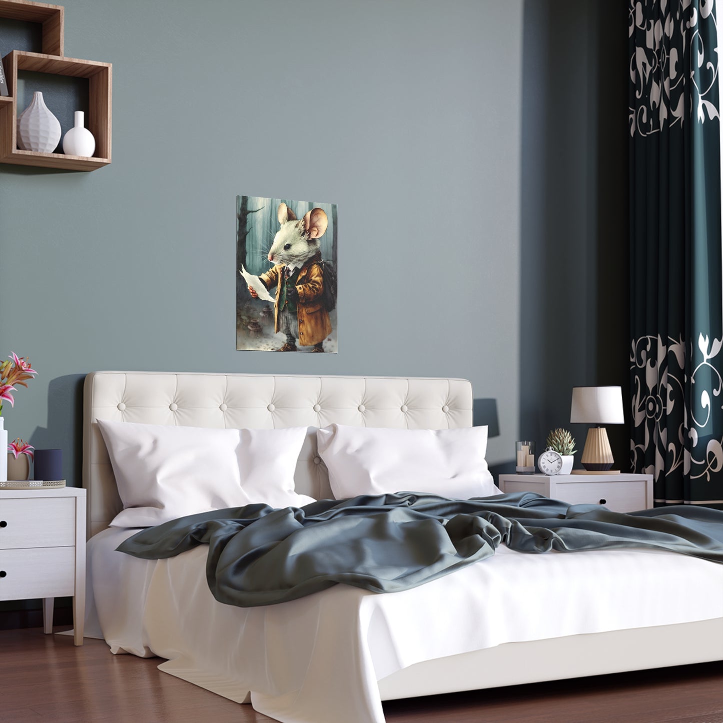 Mouse Art, Indoor and Outdoor Silk Posters