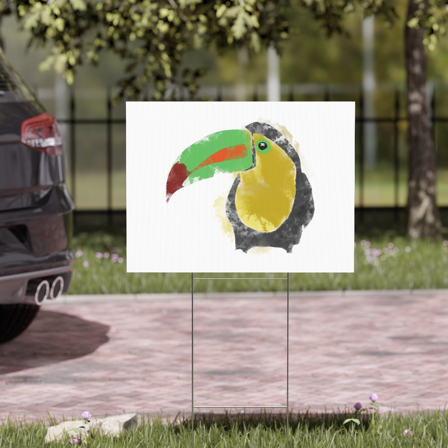 Toucan Yard Sign