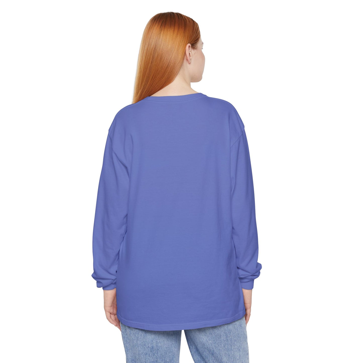 GODDESS INC Garment-dyed Long Sleeve T-Shirt