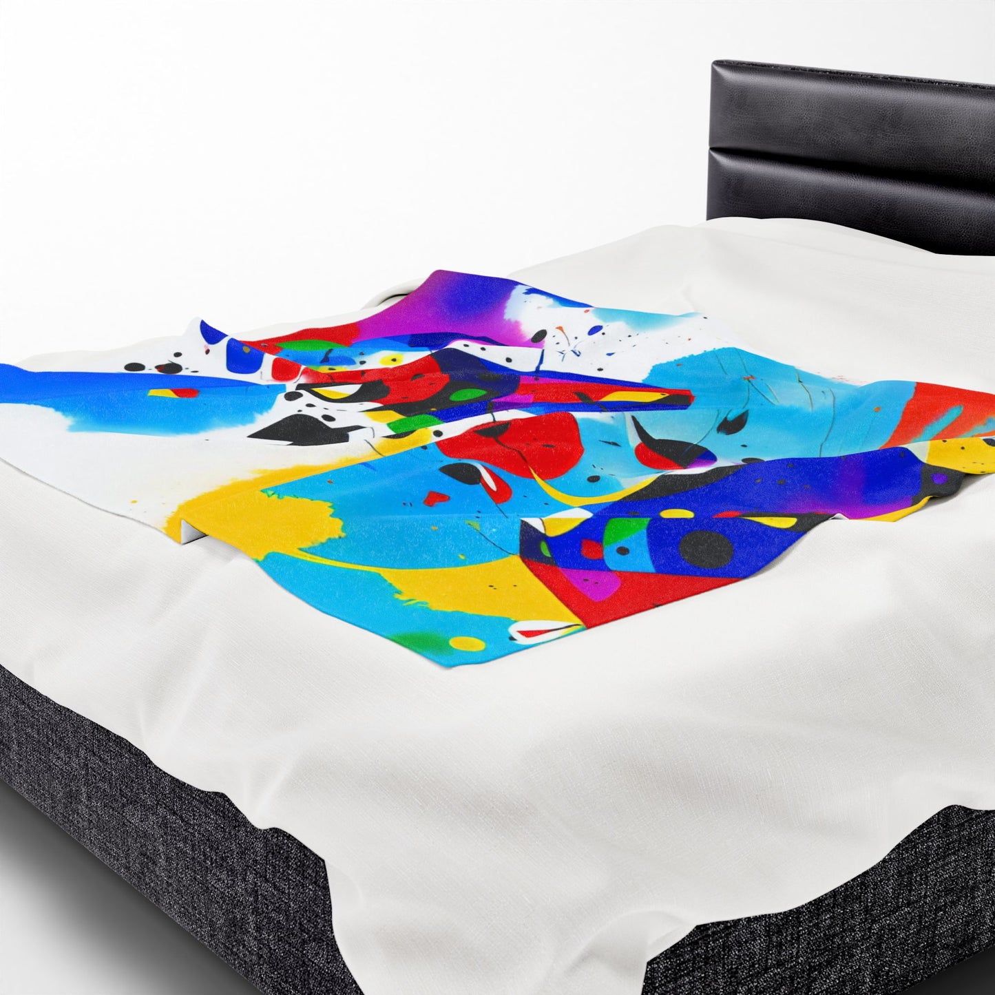 Velveteen Plush Blanket, Inspired by Miro