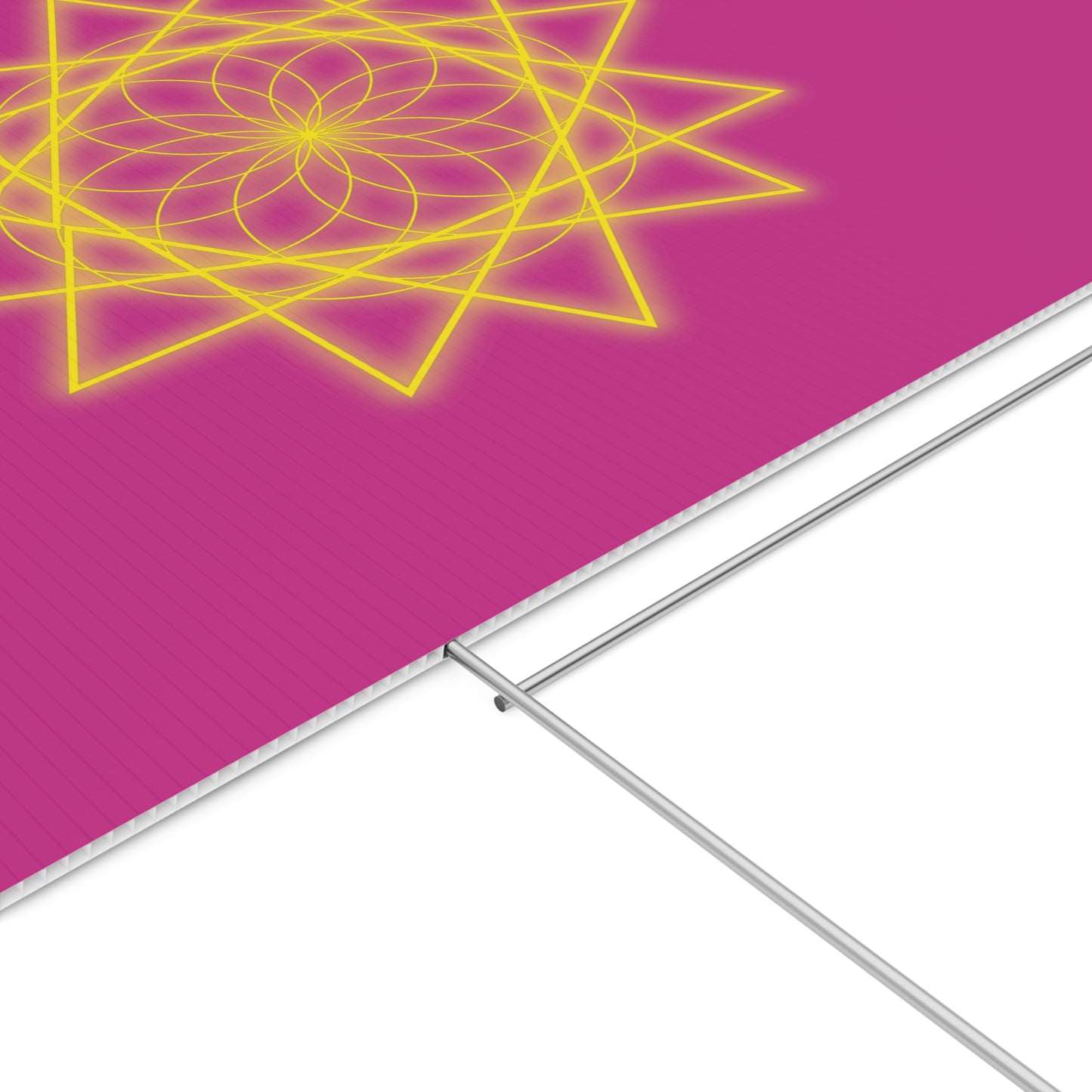 Sacred Geometry Yard Sign