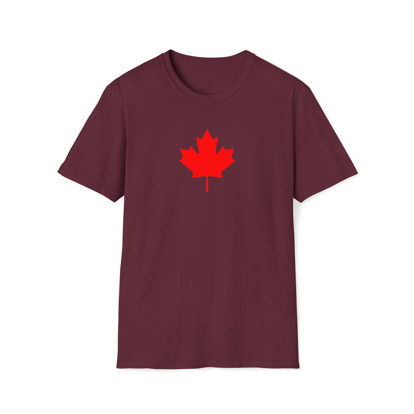 Canadian Maple Leaf, Unisex Softstyle T-Shirt