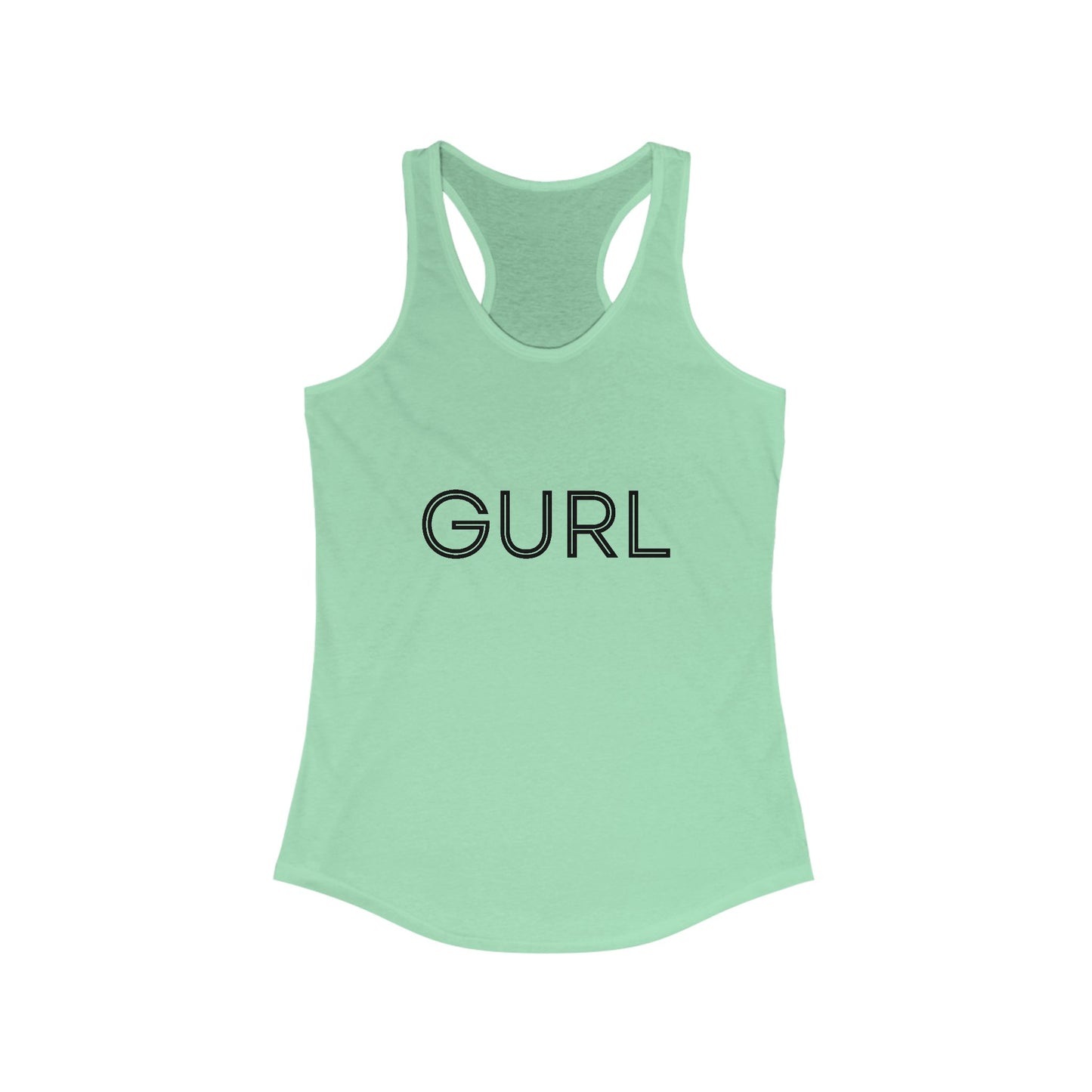 Women's Ideal Racerback Tank, GURL