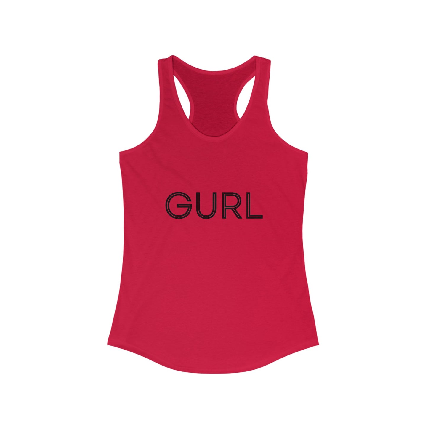 Women's Ideal Racerback Tank, GURL