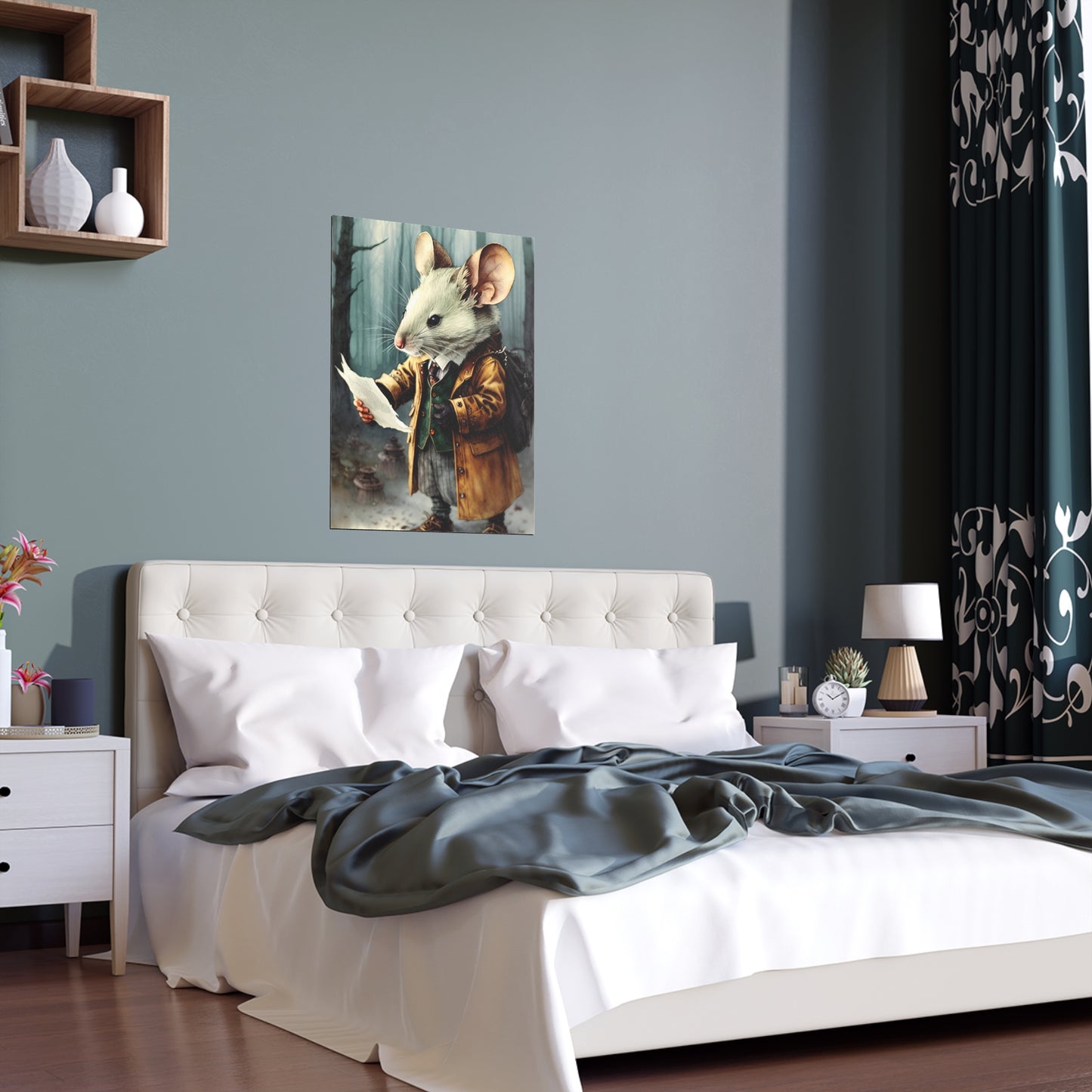 Mouse Art, Indoor and Outdoor Silk Posters