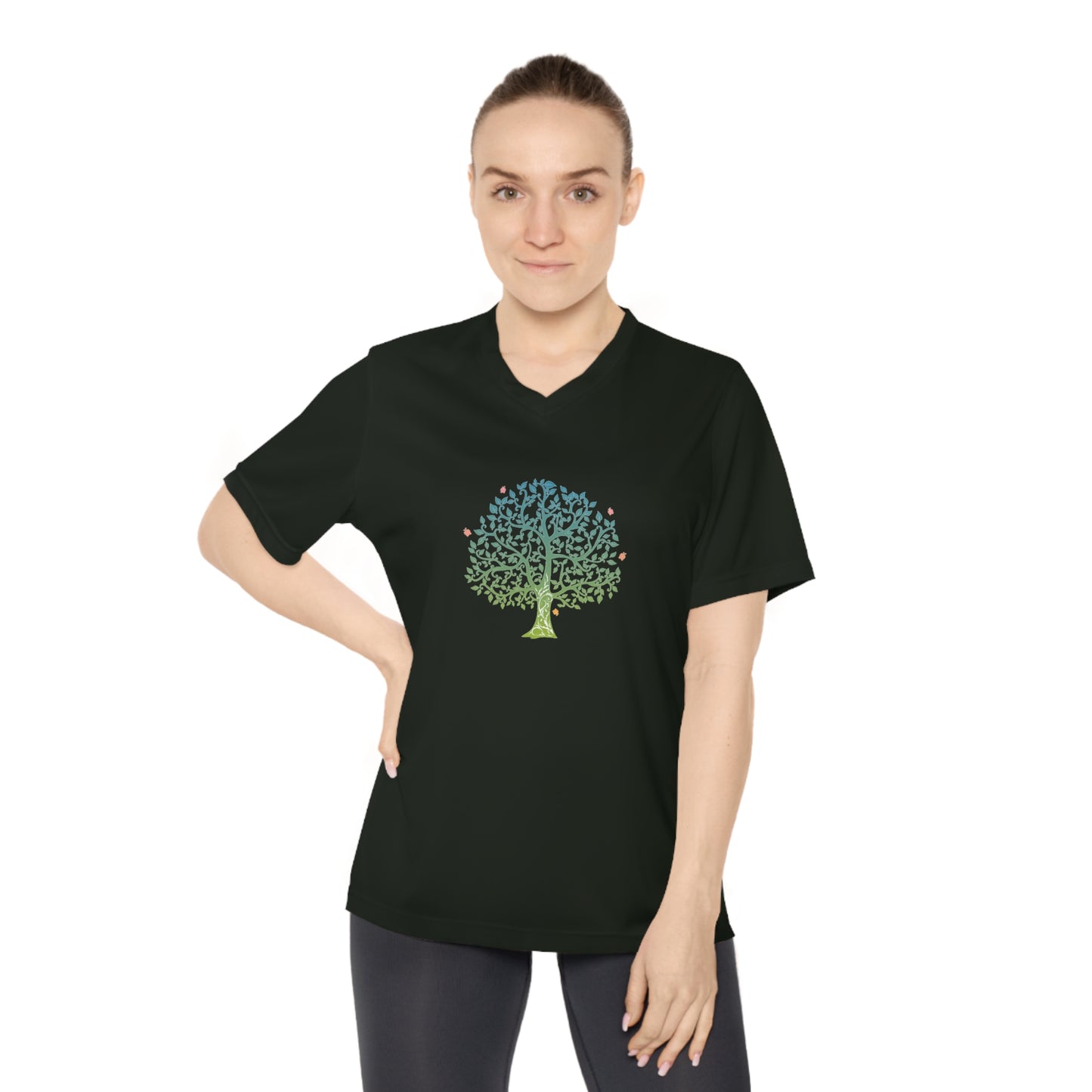 Tree of Life, Women's Performance V-Neck T-Shirt