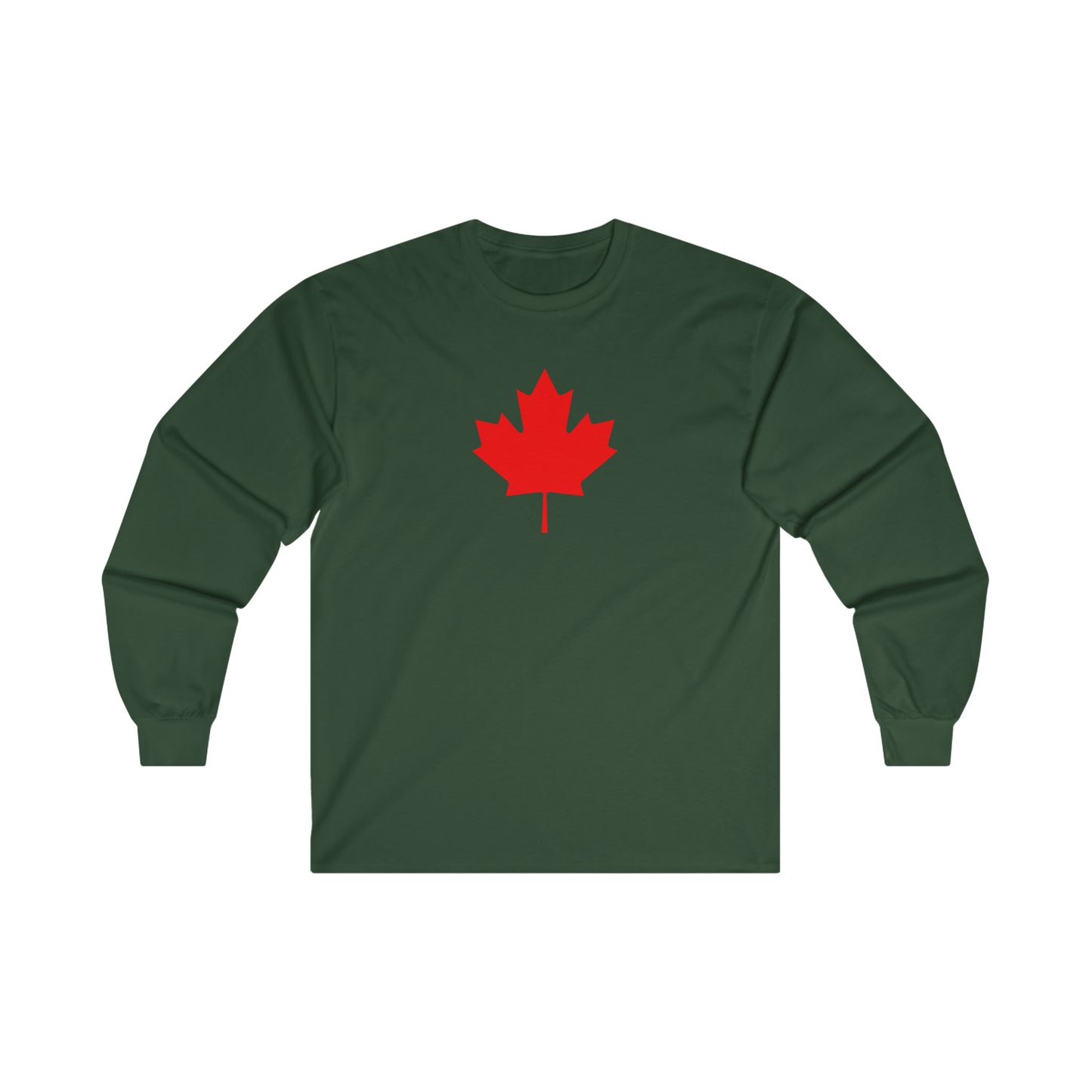 Canadian Maple Leaf Ultra Cotton Long Sleeve Tee