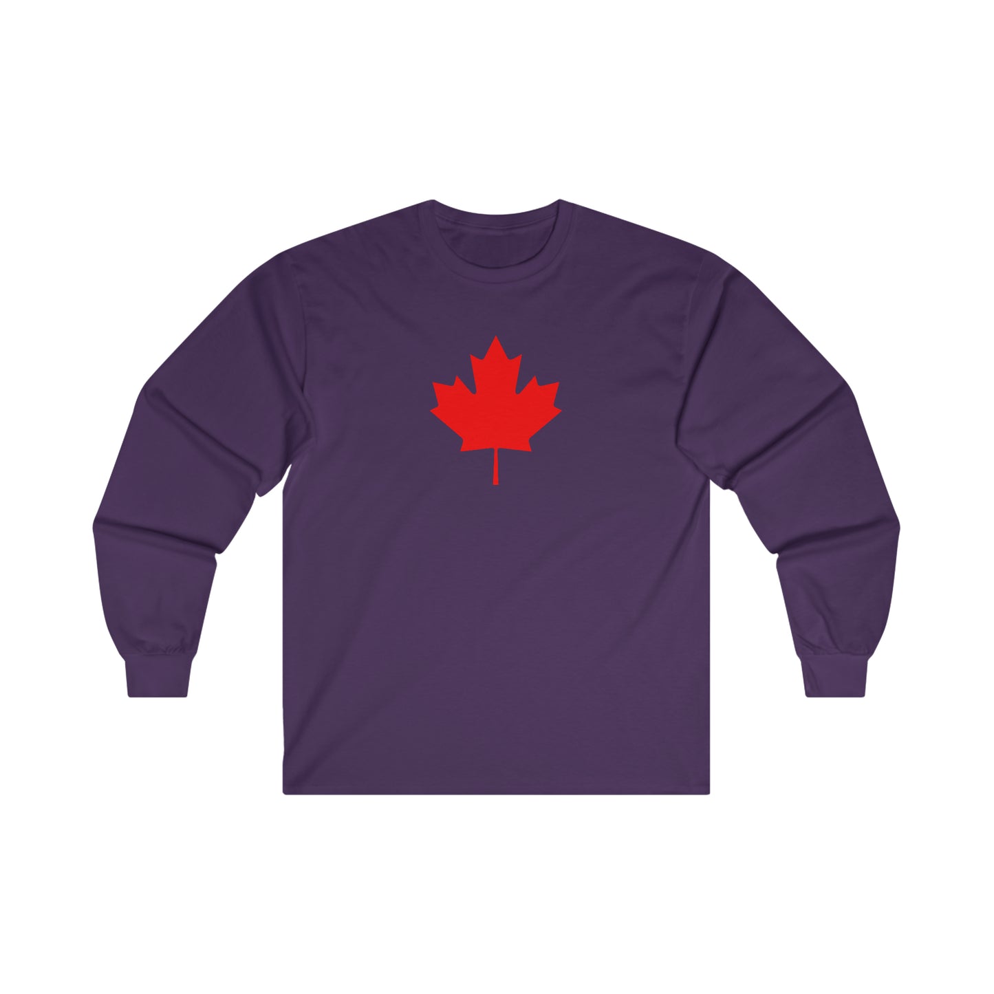 Canadian Maple Leaf Ultra Cotton Long Sleeve Tee