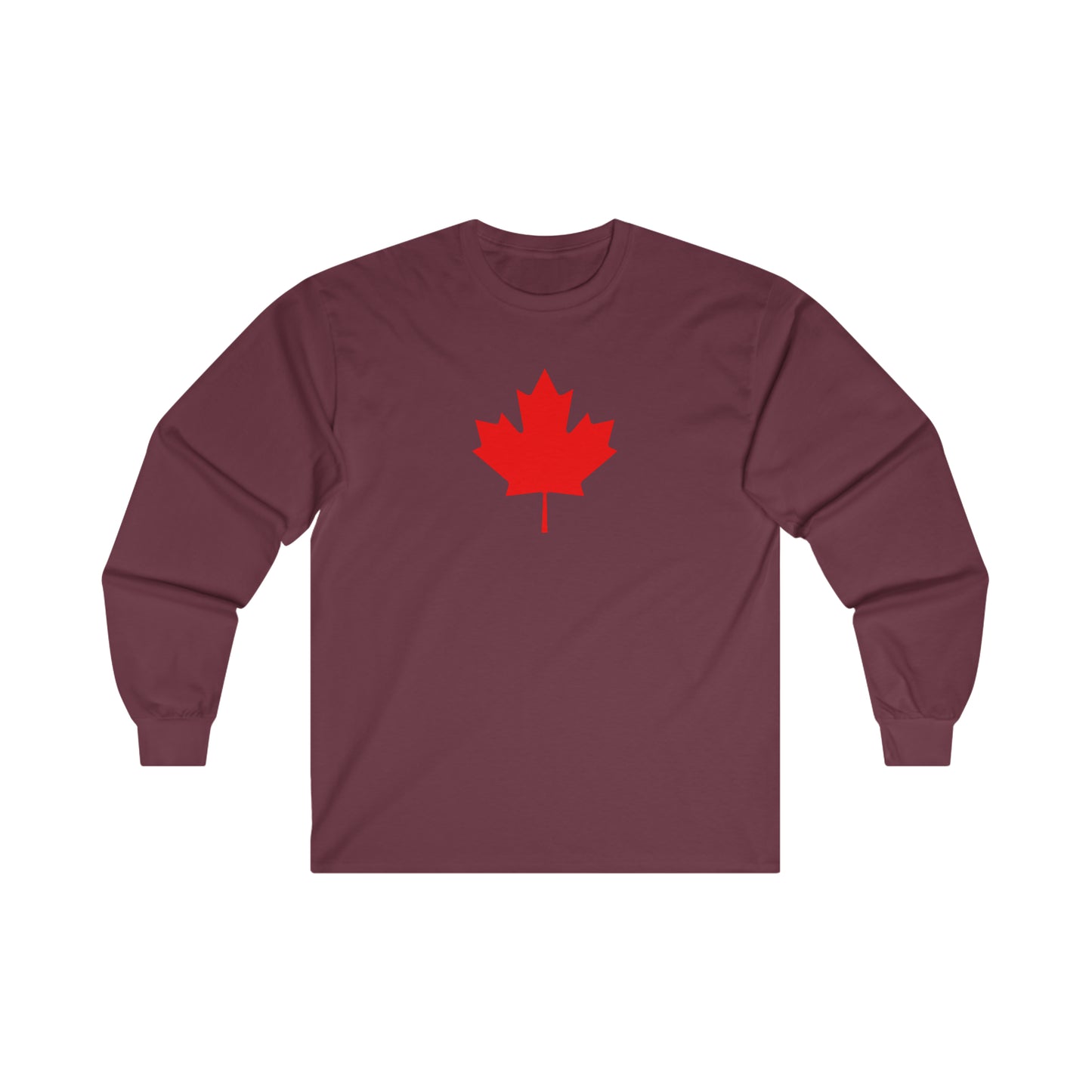 Canadian Maple Leaf Ultra Cotton Long Sleeve Tee