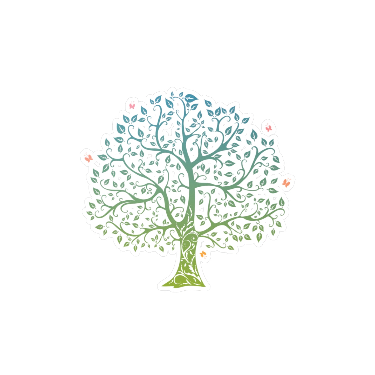 Kiss-Cut Vinyl Decals, Tree of Life