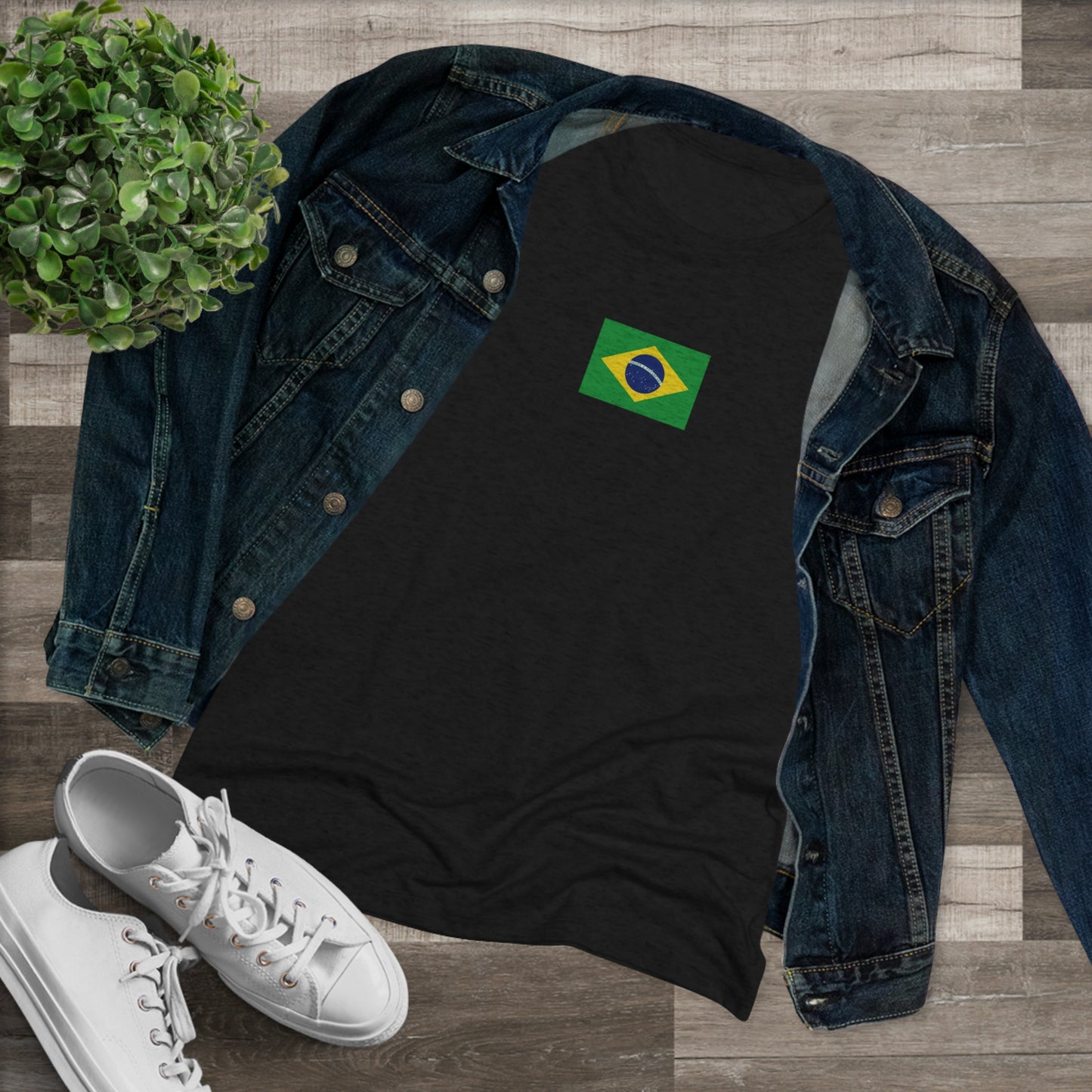 BRAZIL Women's Triblend Tee