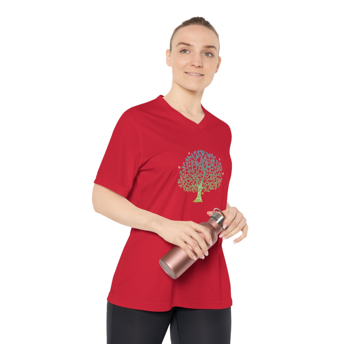 Tree of Life, Women's Performance V-Neck T-Shirt