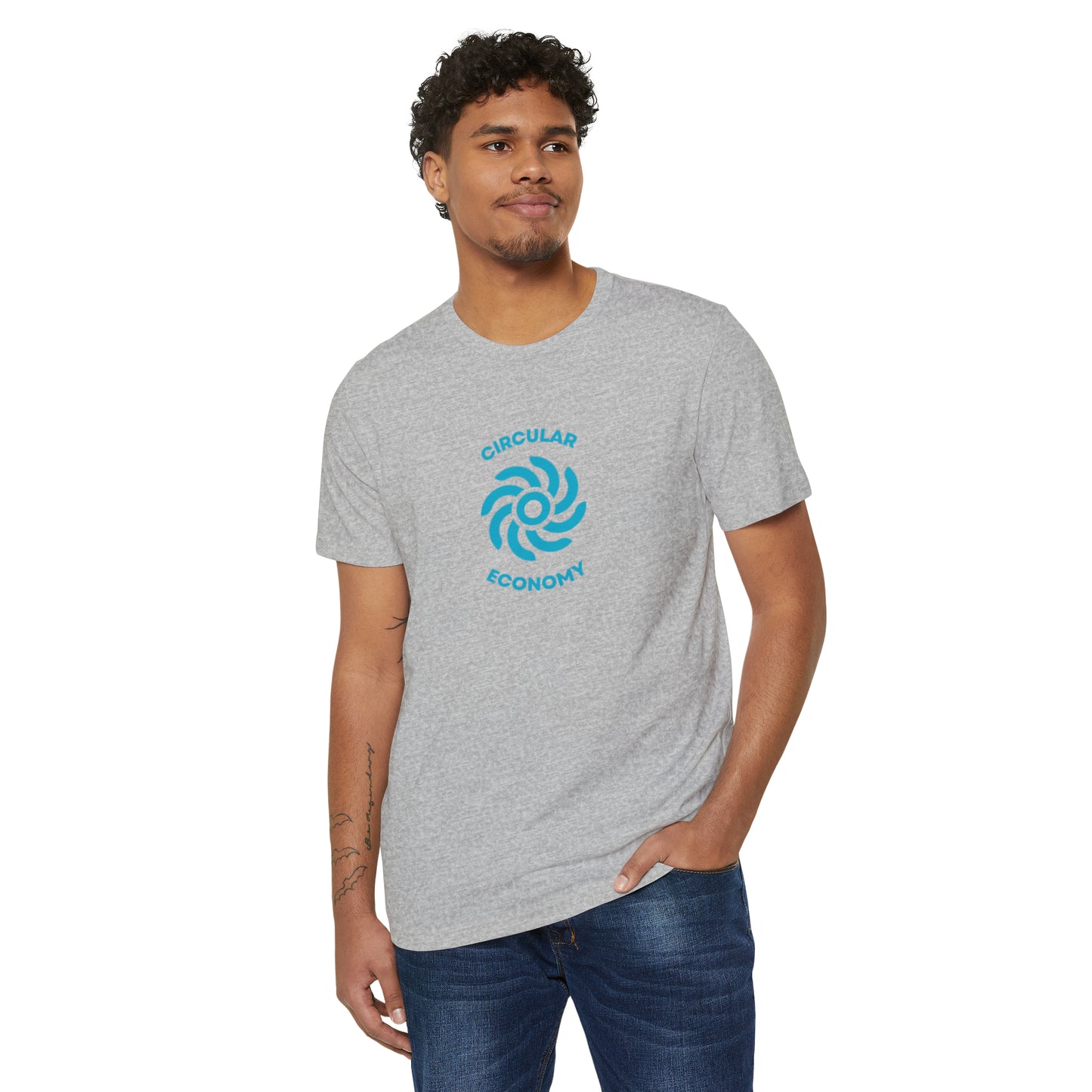 Circular Economy, Unisex Recycled Organic T-Shirt