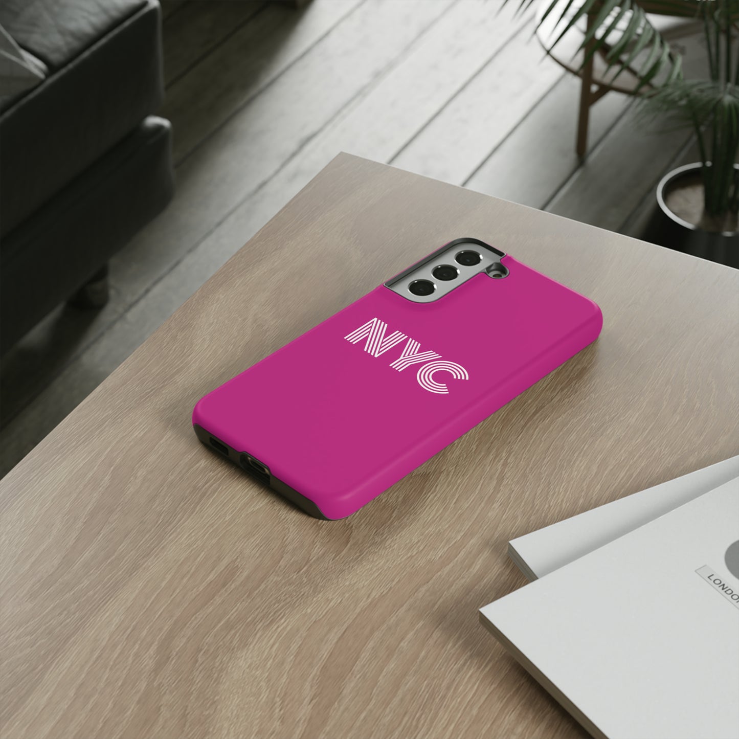 NYC Tough Phone Case, Pink