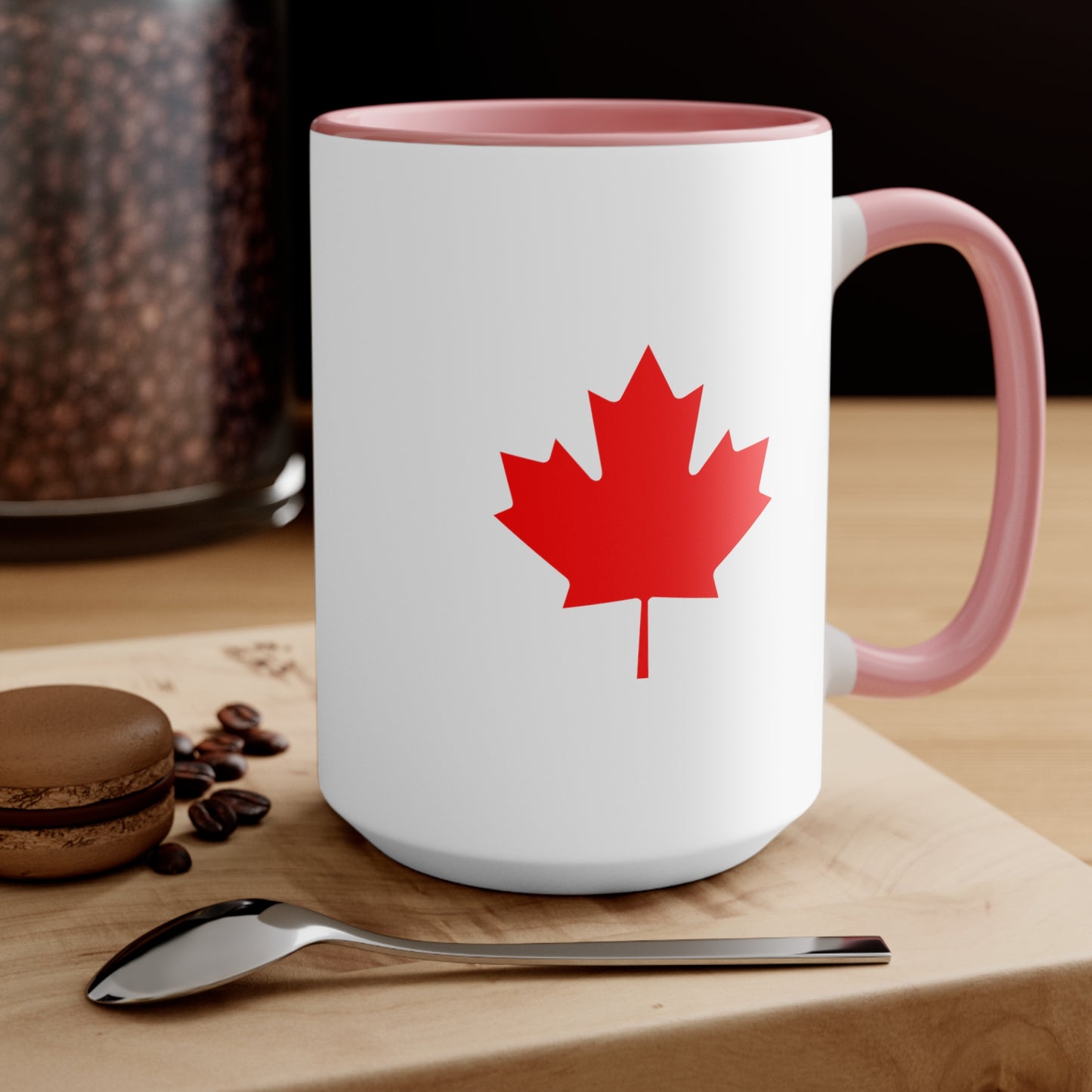 Canadian Maple Leaf Accent Mugs