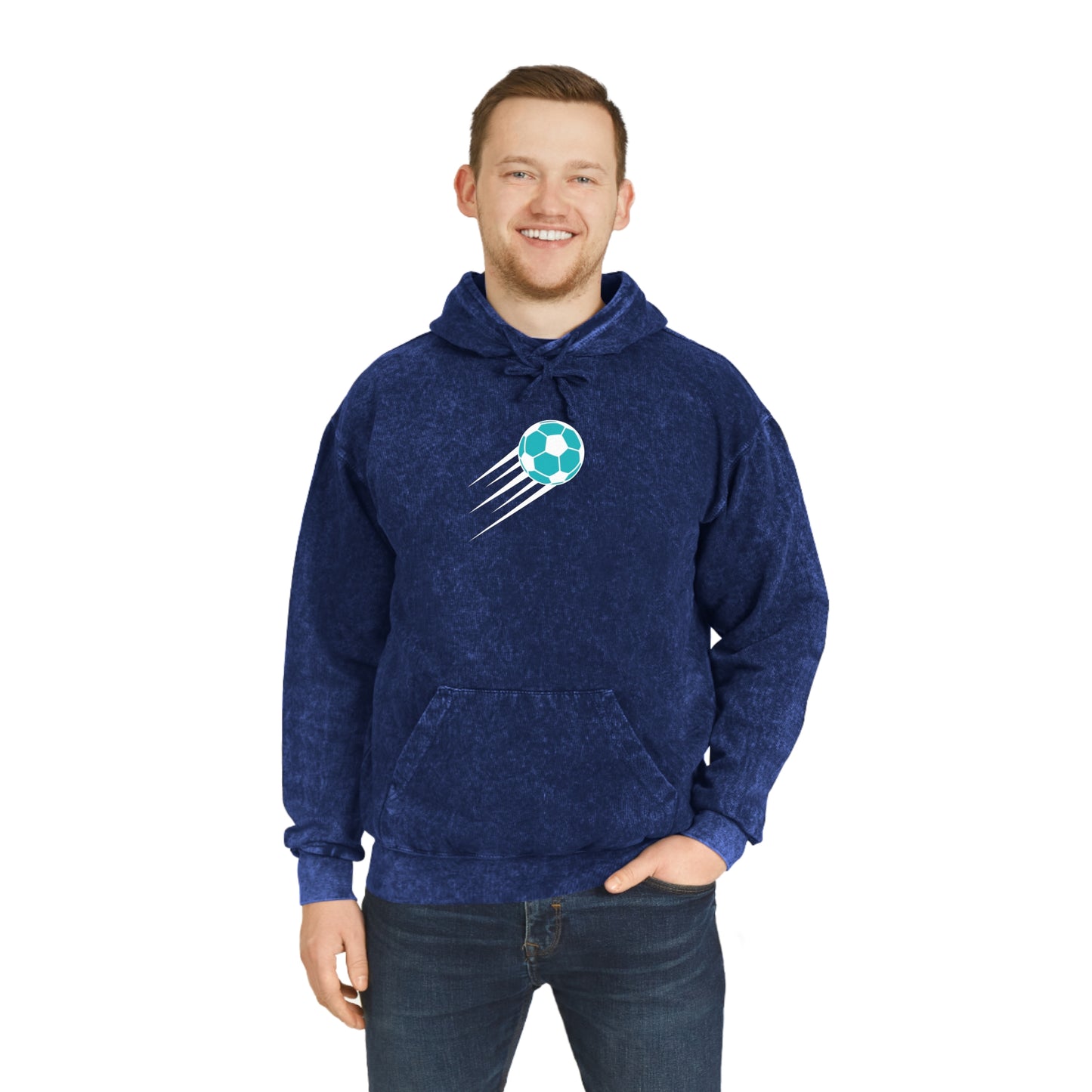 SOCCER Unisex Mineral Wash Hoodie