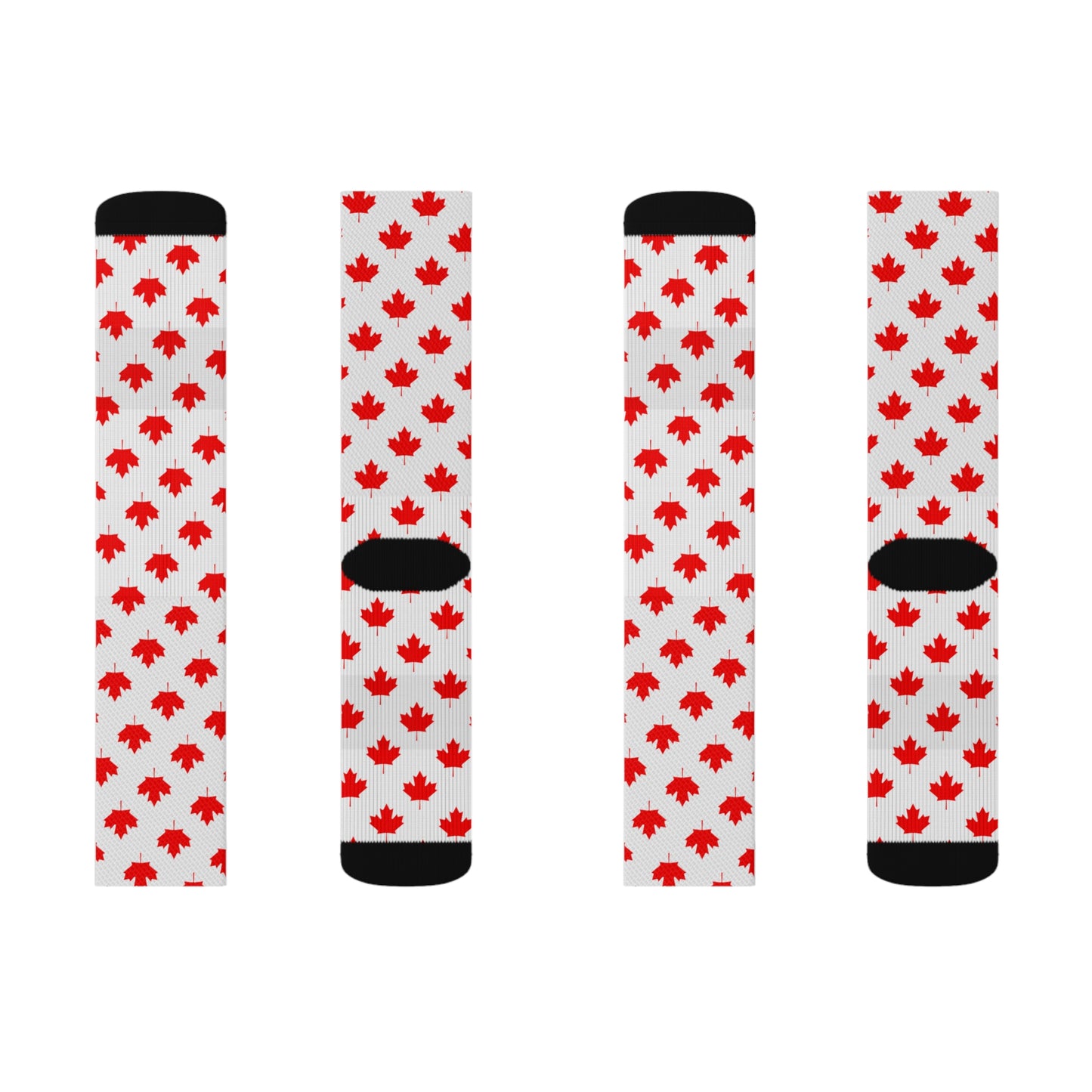 Canadian Maple Leaf, Sublimation Socks