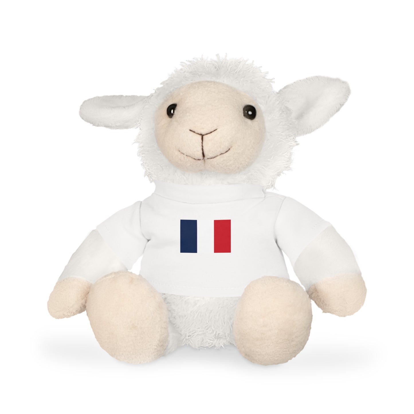 Plush Toy with French Flag Shirt