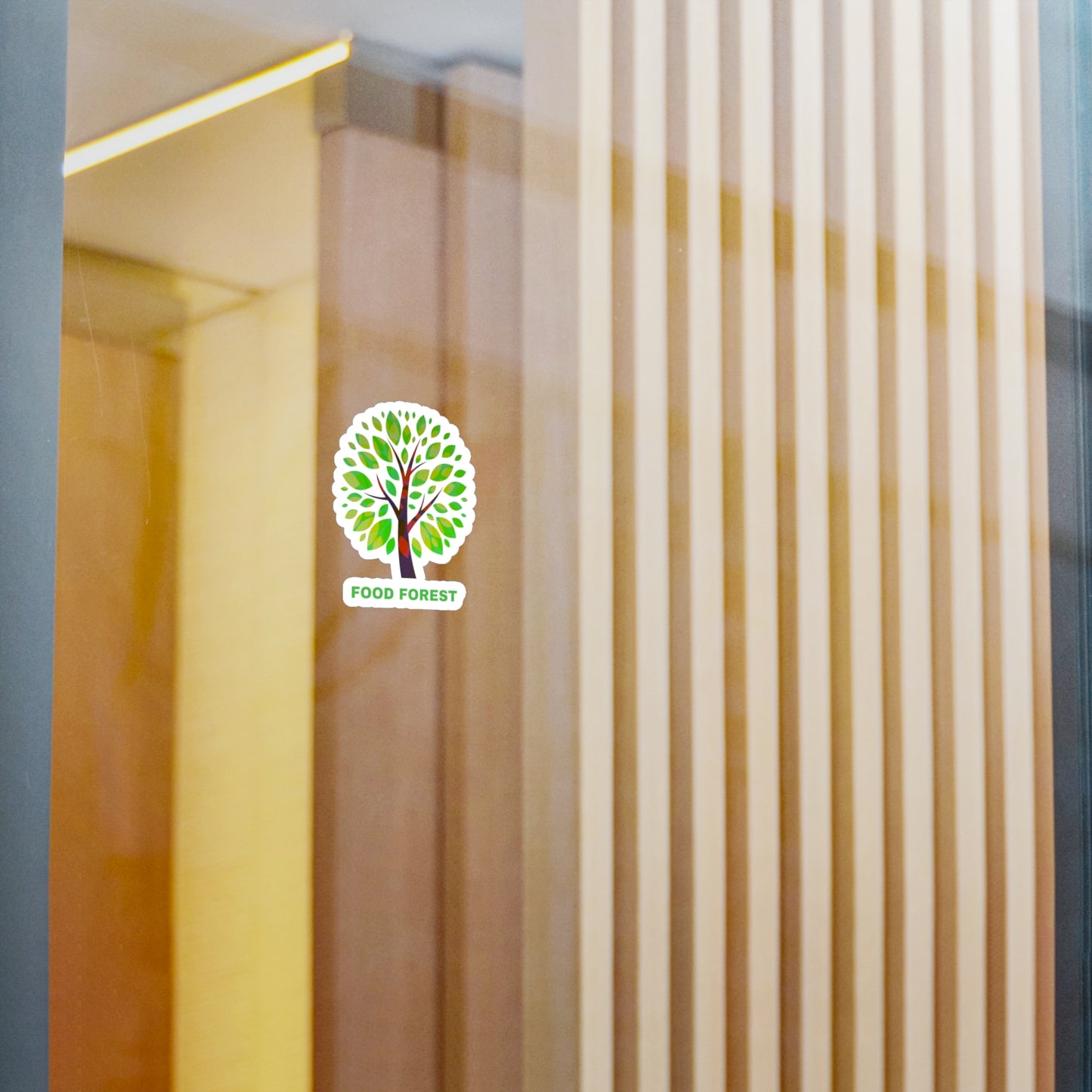 FOOD FOREST Kiss-Cut Vinyl Decals