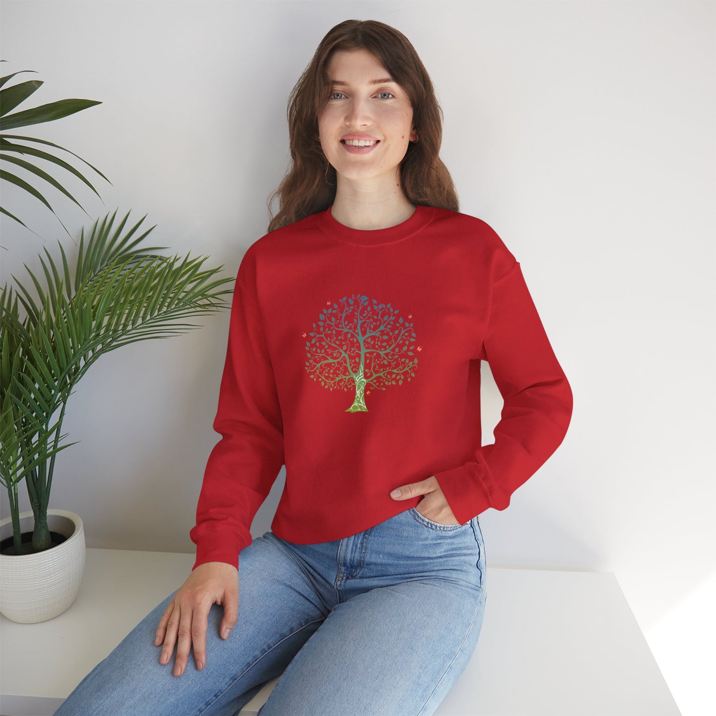 Tree of Life, Unisex Heavy Blend™ Crewneck Sweatshirt