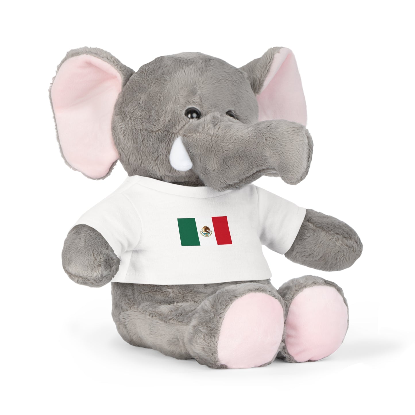 Plush Toy with Mexican Flag Shirt