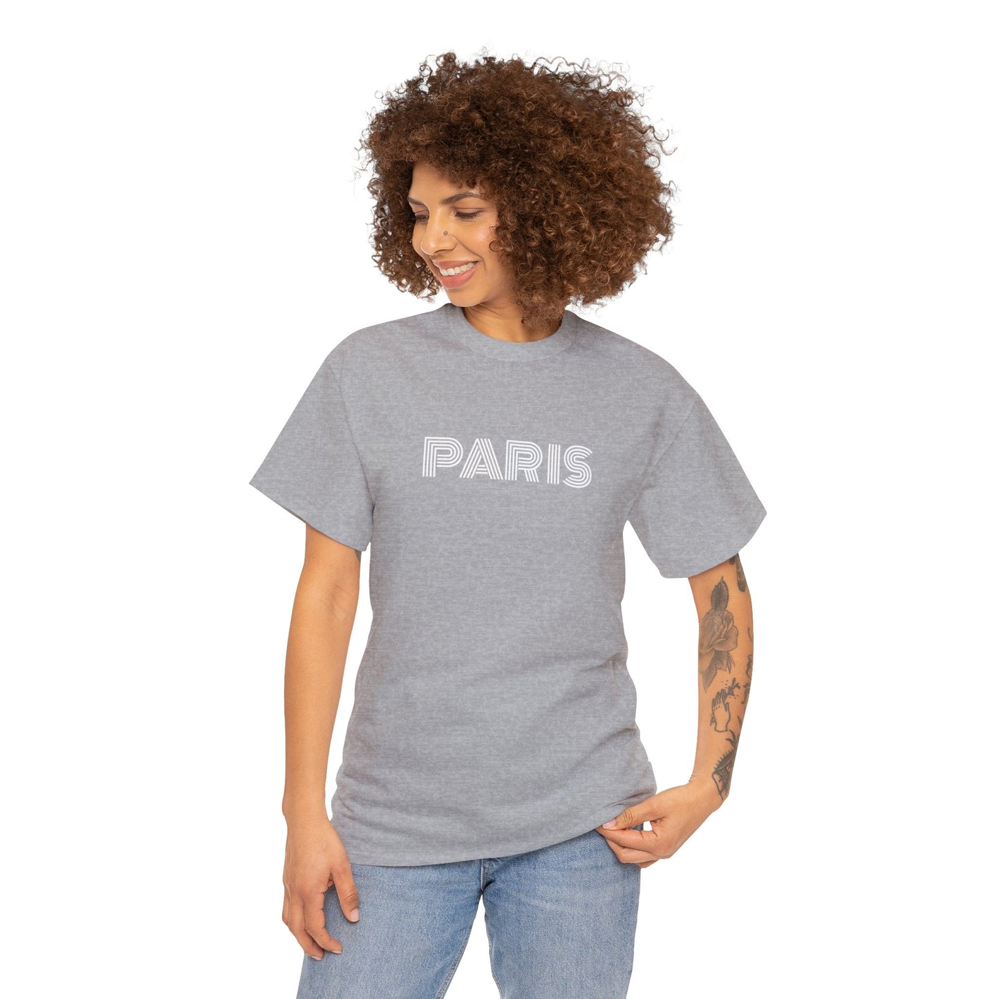 PARIS Unisex Heavy Cotton Tee