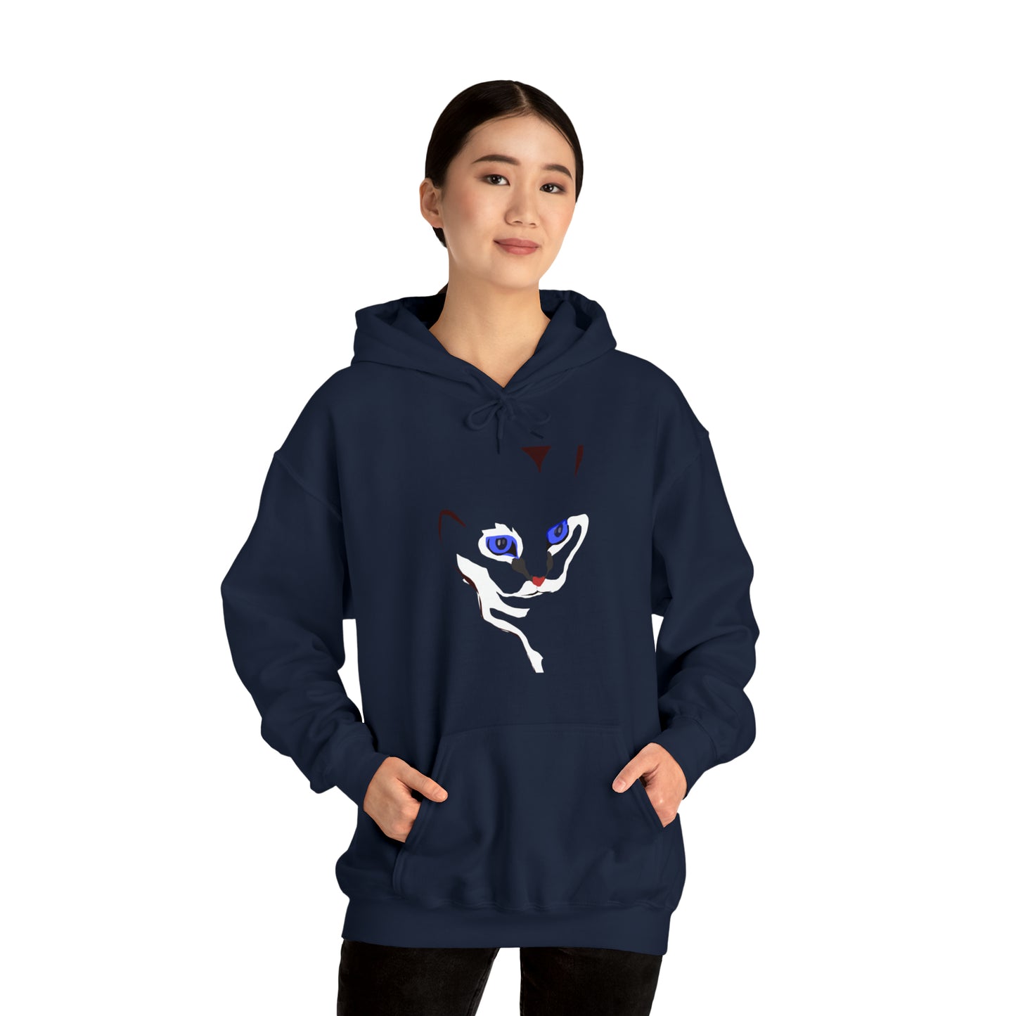 Cat, Unisex Heavy Blend™ Hooded Sweatshirt