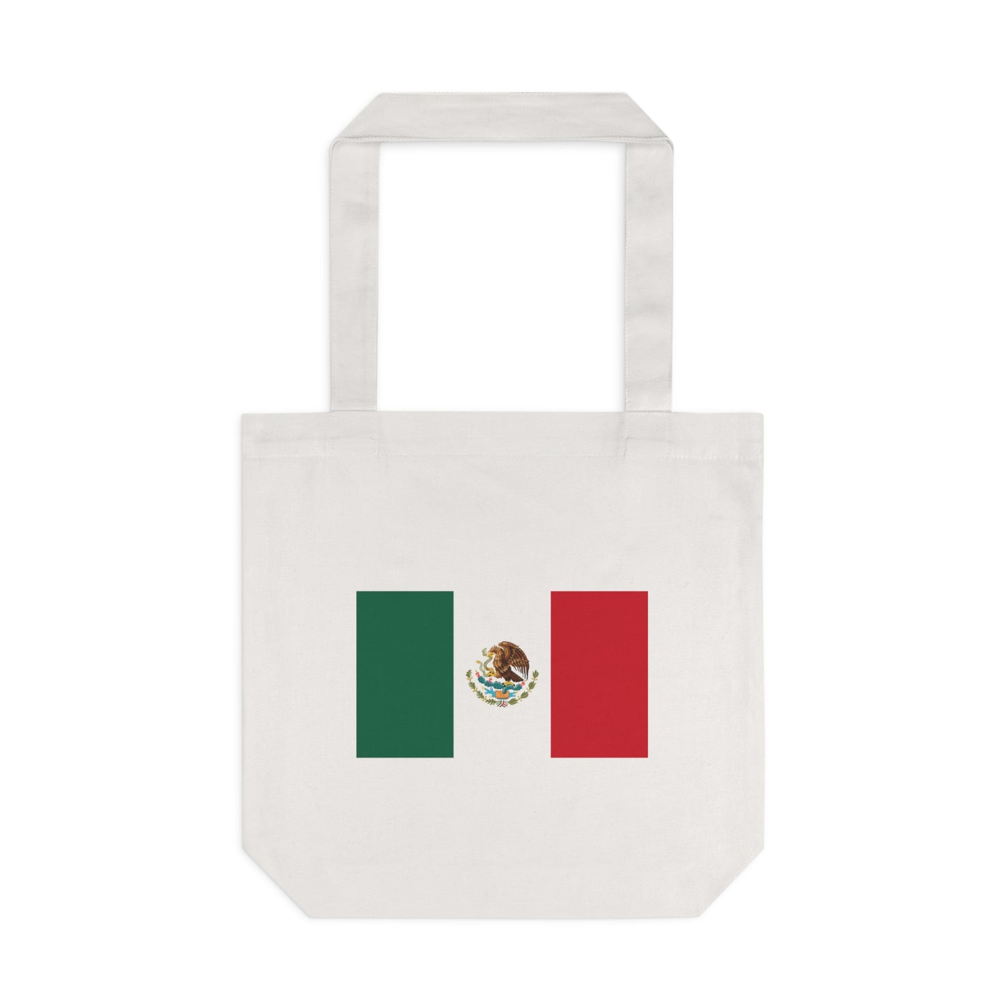 Mexican Flag Cotton Tote Bag
