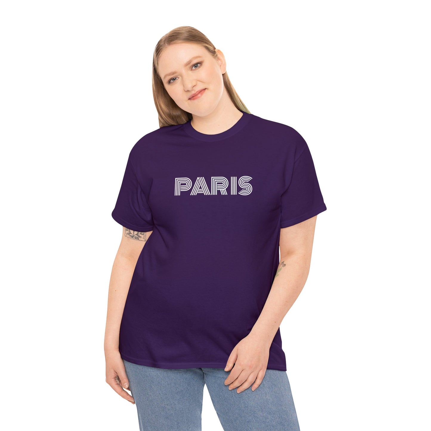 PARIS Unisex Heavy Cotton Tee