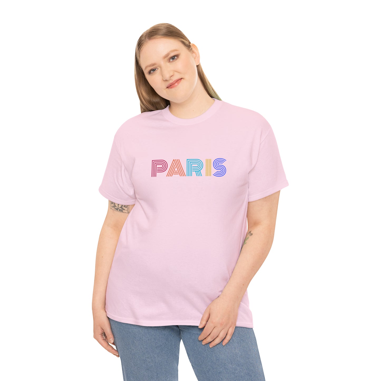 PARIS Unisex Heavy Cotton Tee
