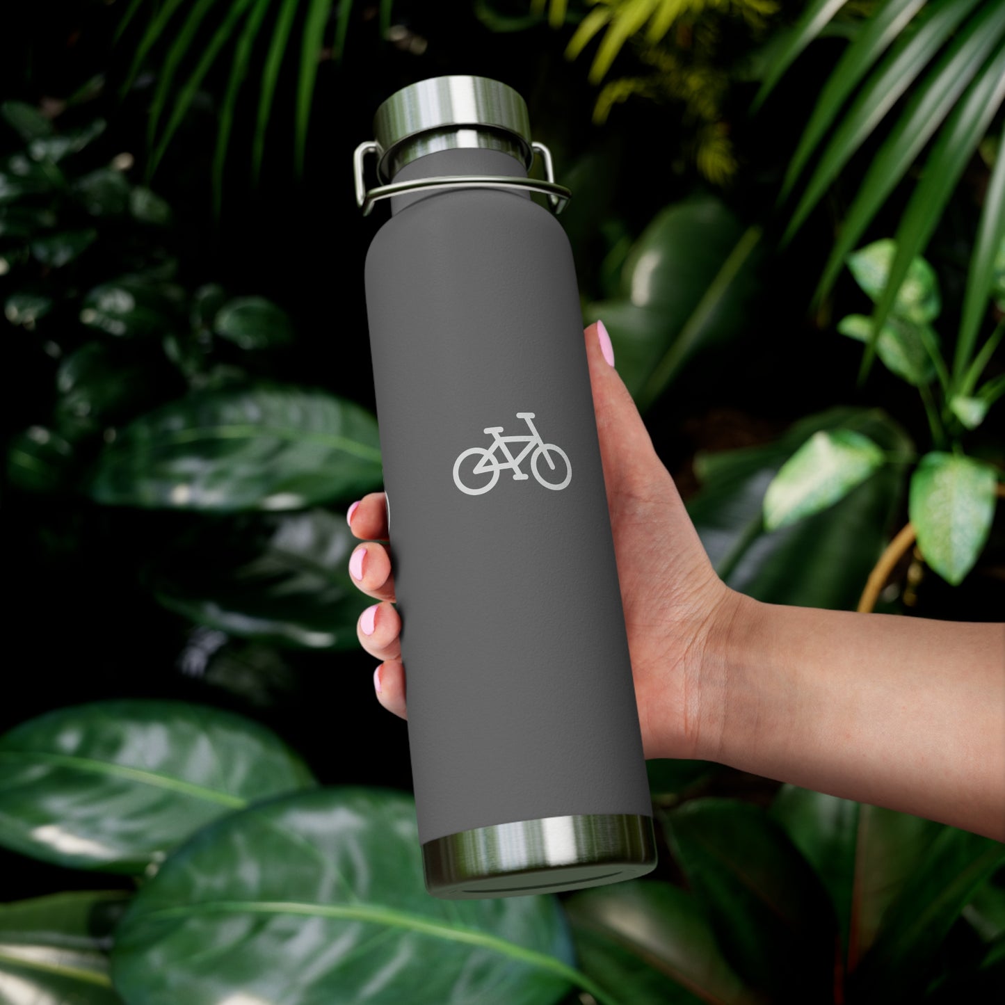 BIKE Copper Vacuum Insulated Bottle, 22oz