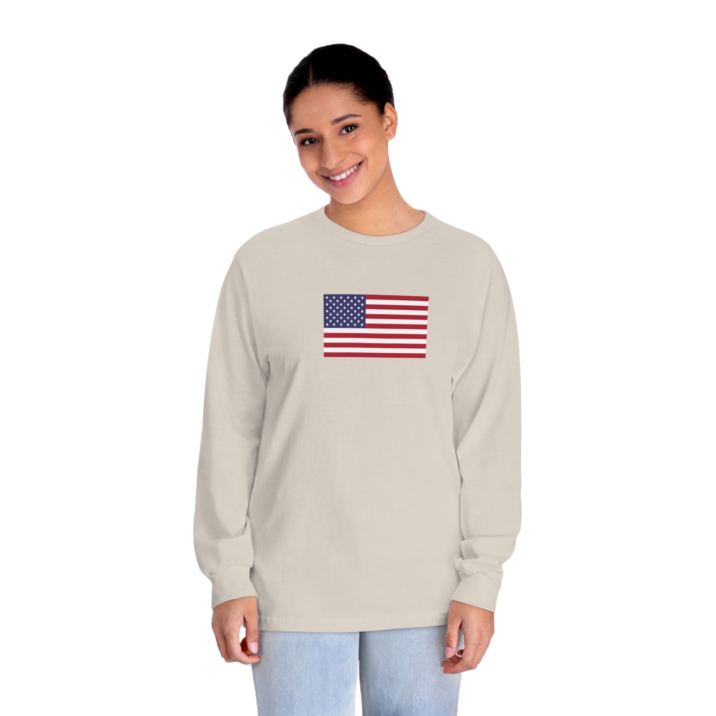 American Flag, Unisex Classic Long Sleeve T-Shirt