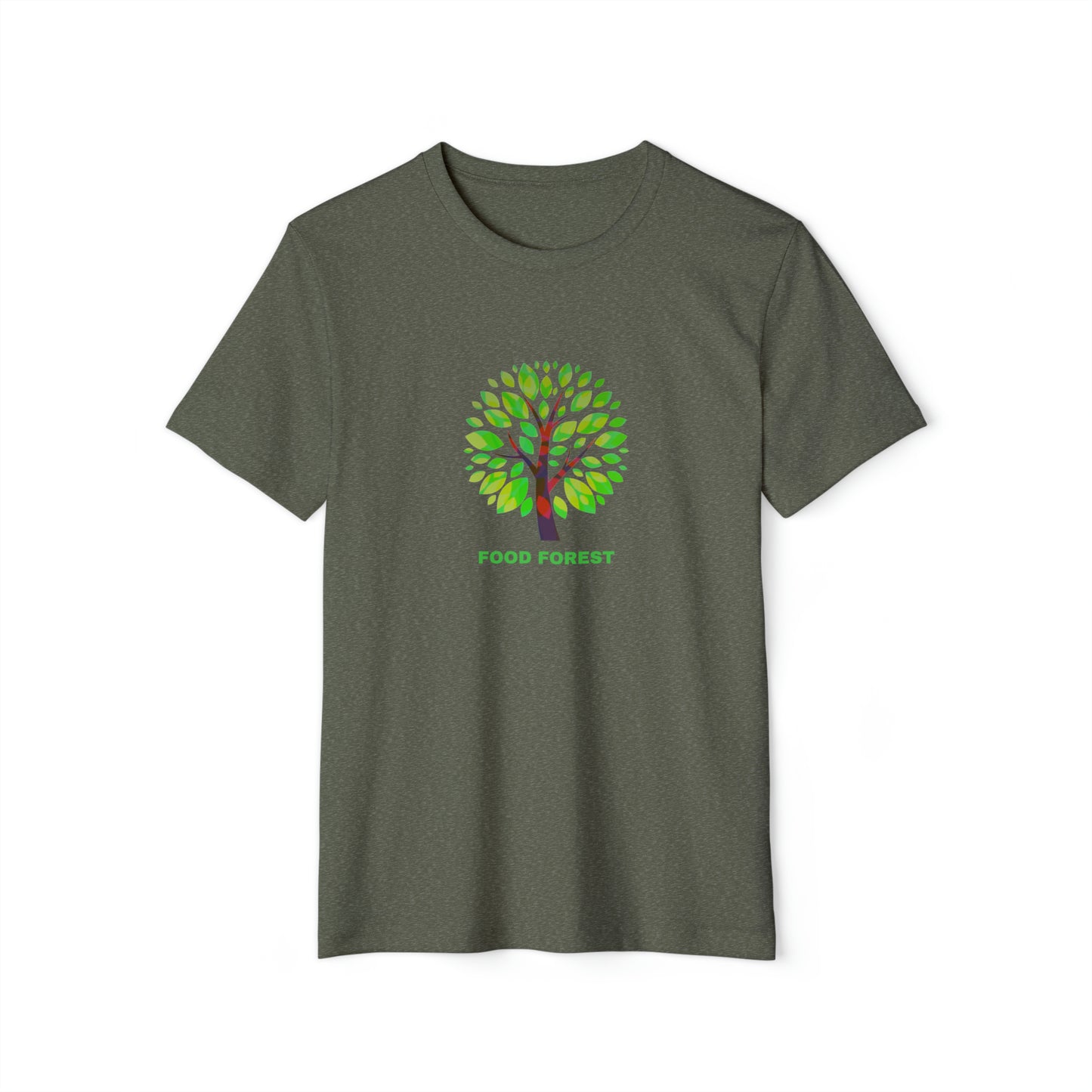 FOOD FOREST, Unisex Recycled Organic T-Shirt