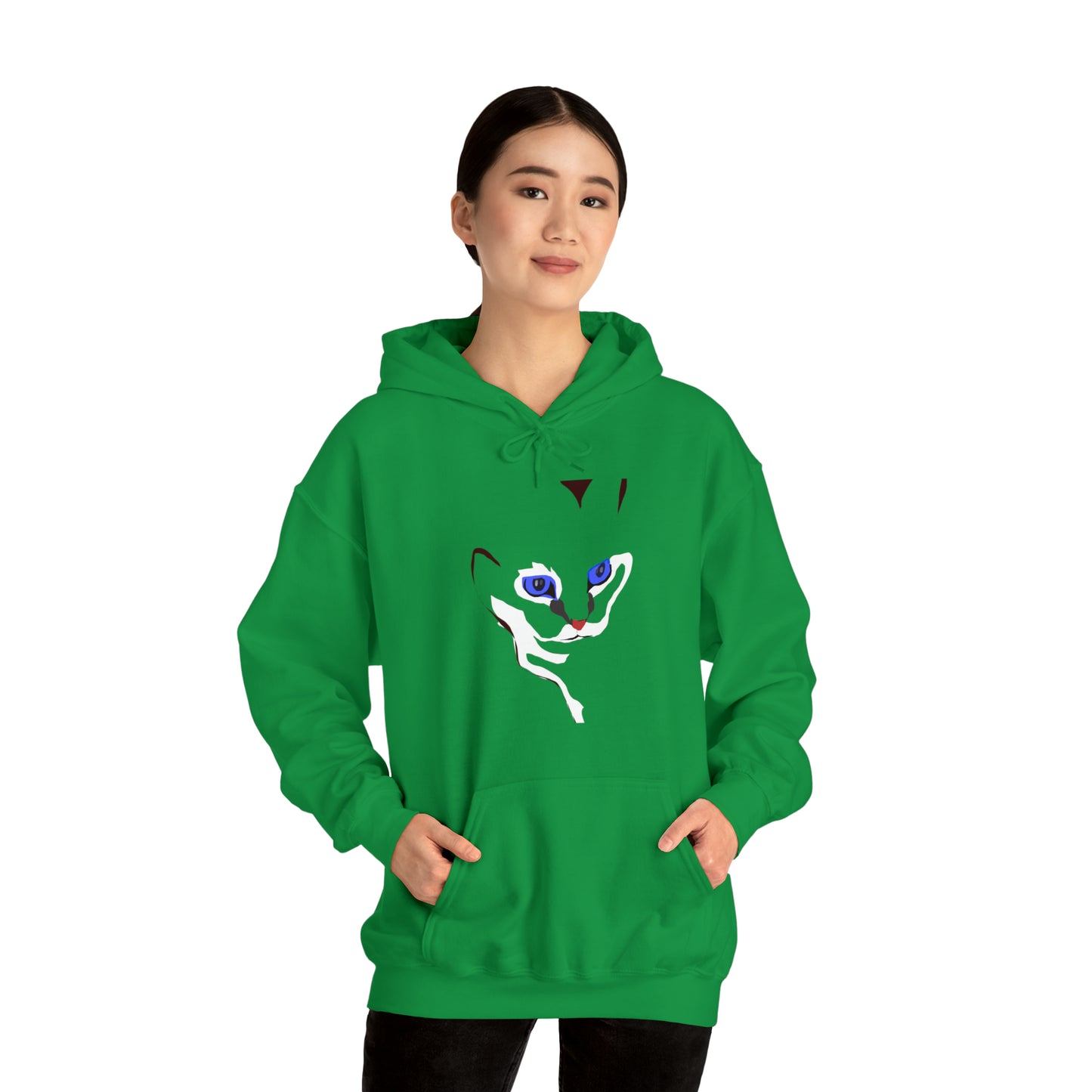 Cat, Unisex Heavy Blend™ Hooded Sweatshirt