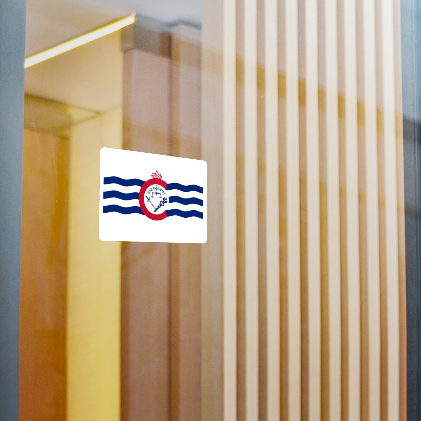 Cincinnati Flag, Kiss-Cut Vinyl Decals