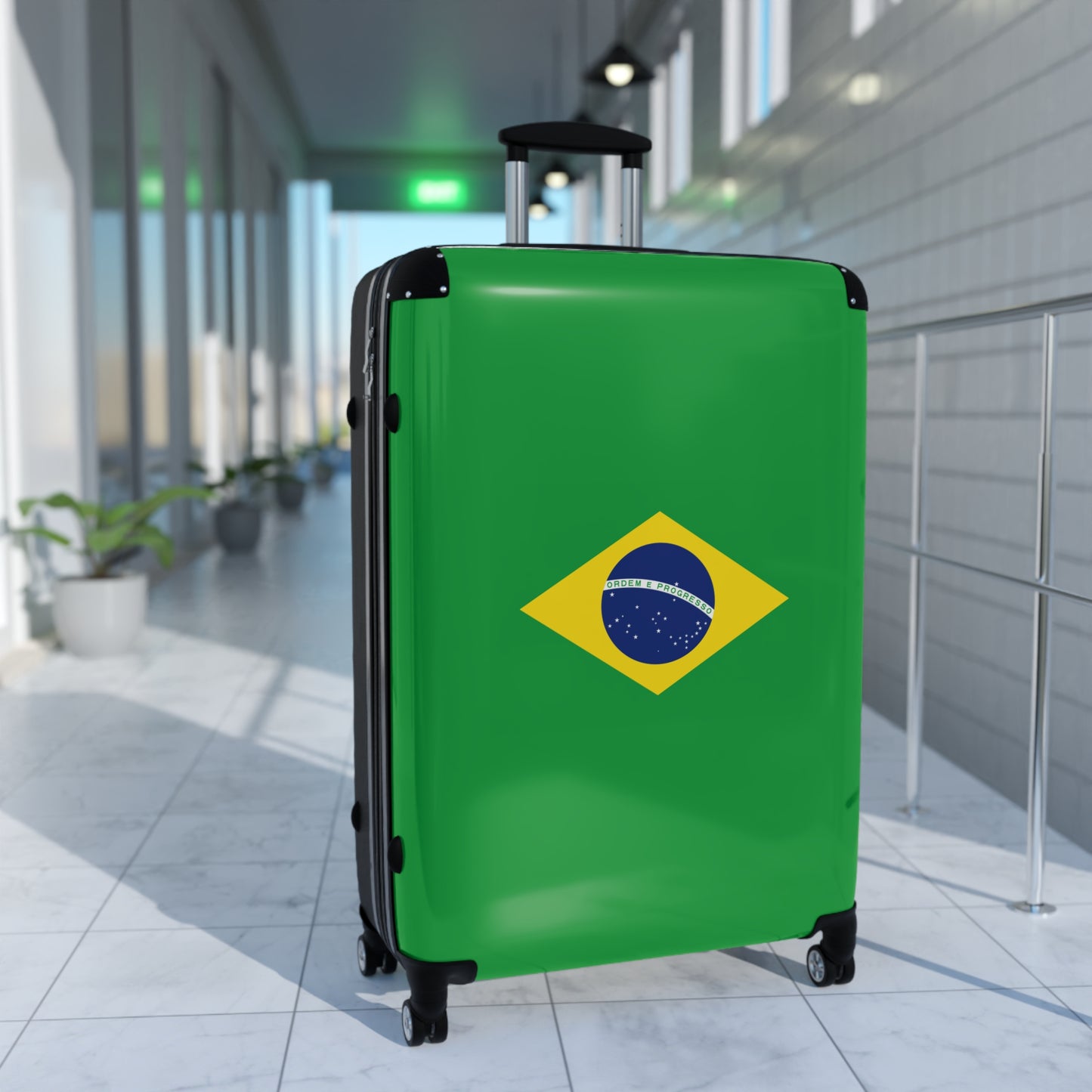 Brazilian Flag Suitcase
