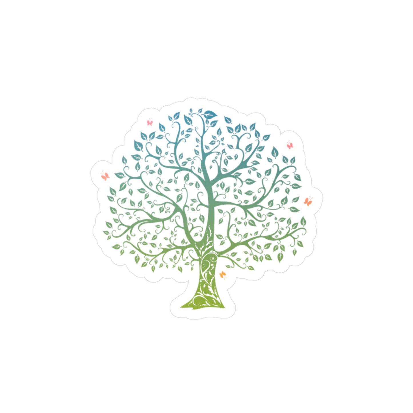 Kiss-Cut Vinyl Decals, Tree of Life