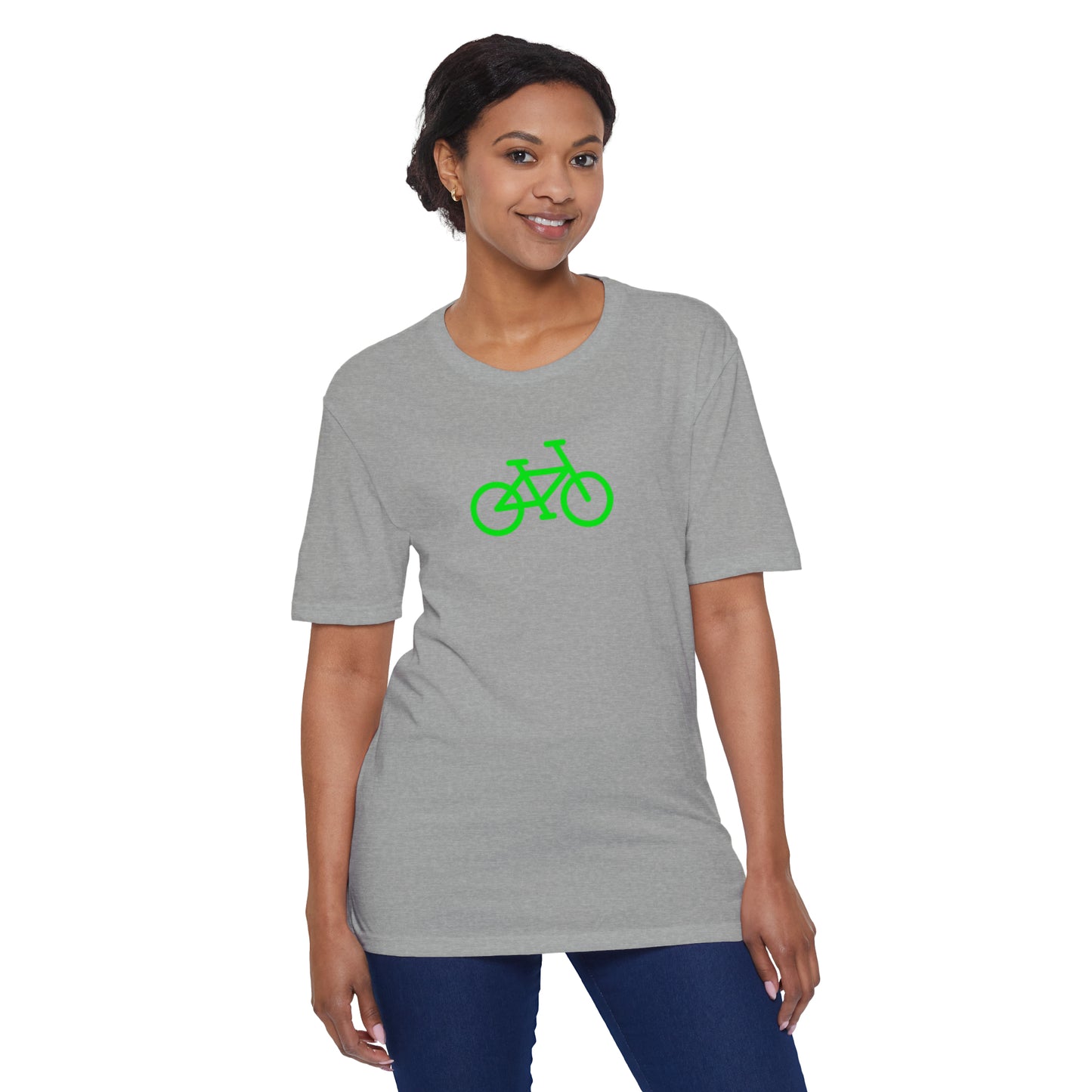 BIKE Unisex District® Re-Tee®, Green Print
