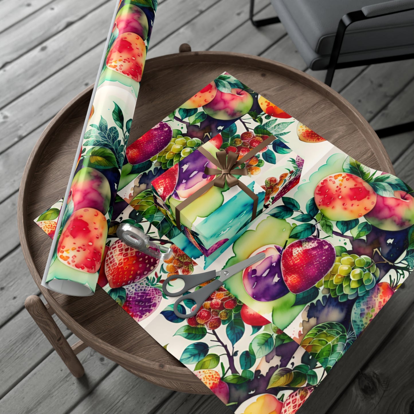 Fruit Watercolor Gift Wrap Paper
