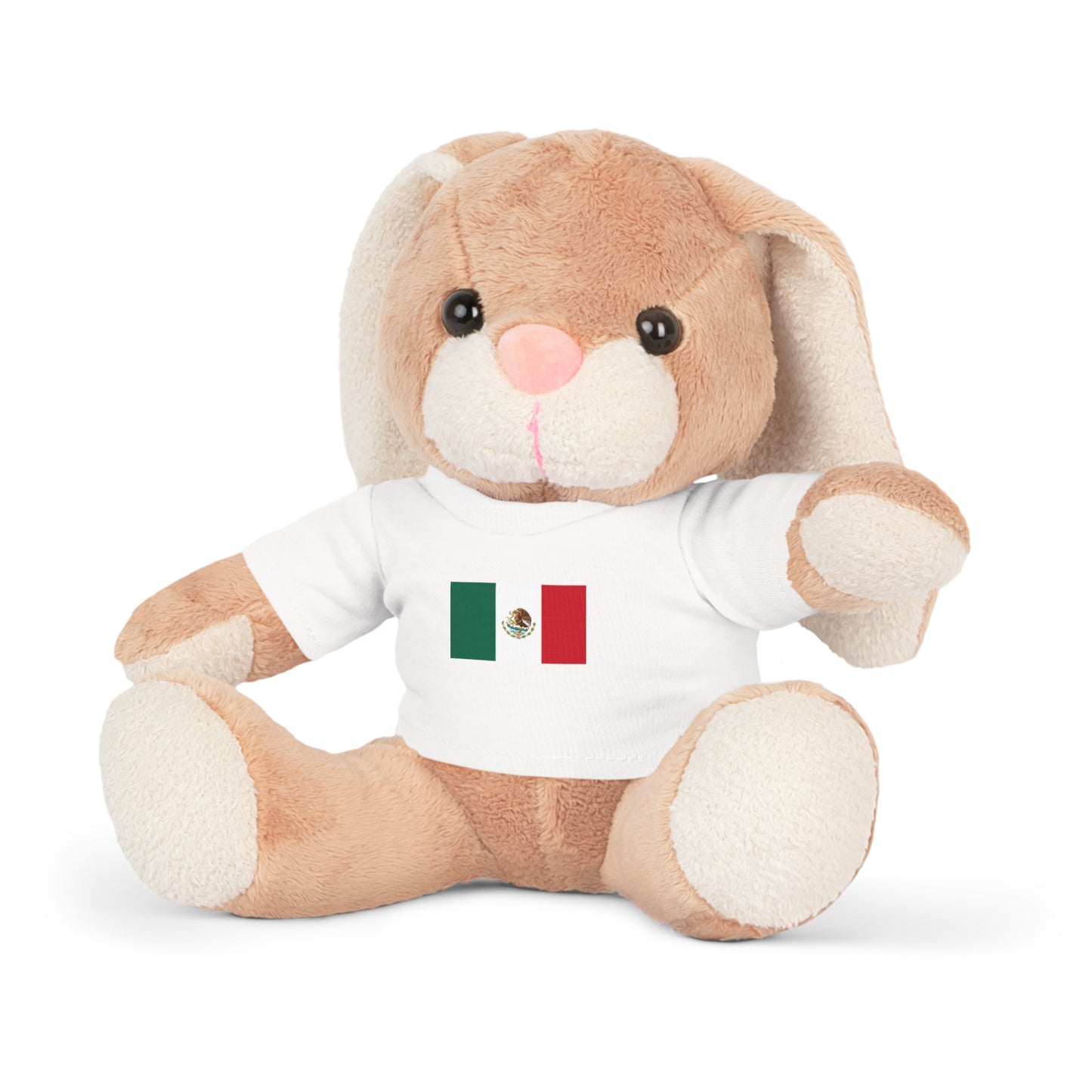 Plush Toy with Mexican Flag Shirt