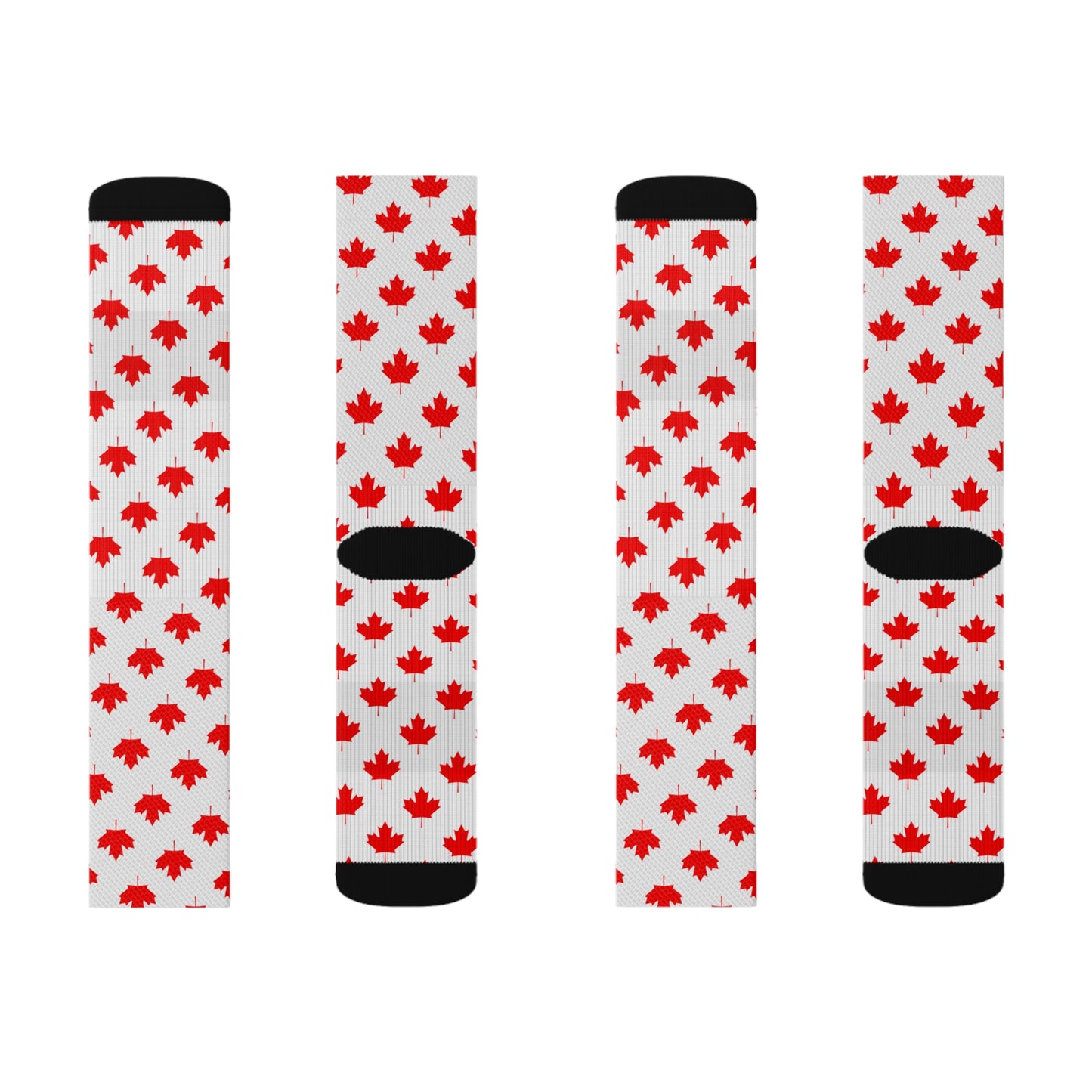 Canadian Maple Leaf, Sublimation Socks