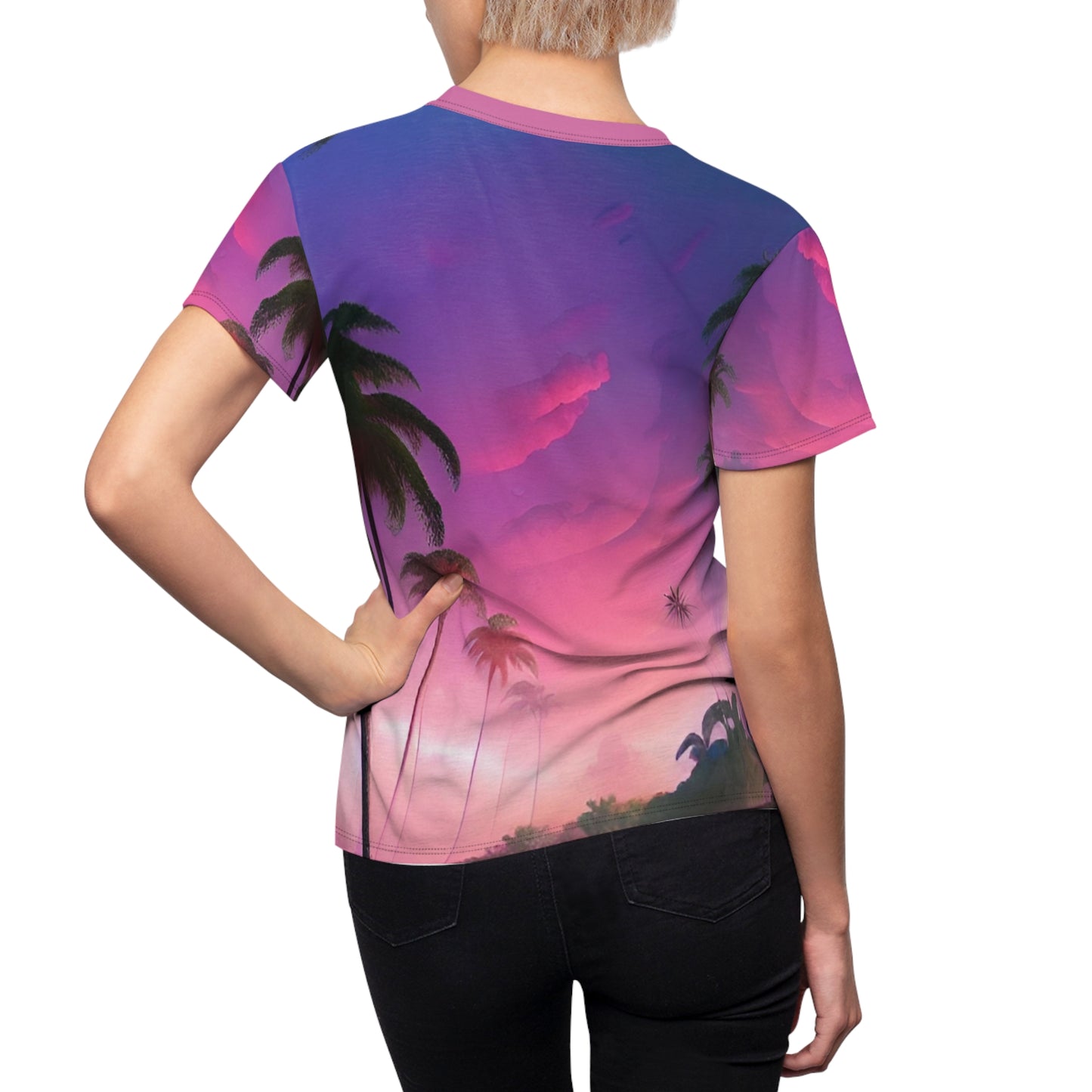 Women's MIAMI Cut & Sew Tee