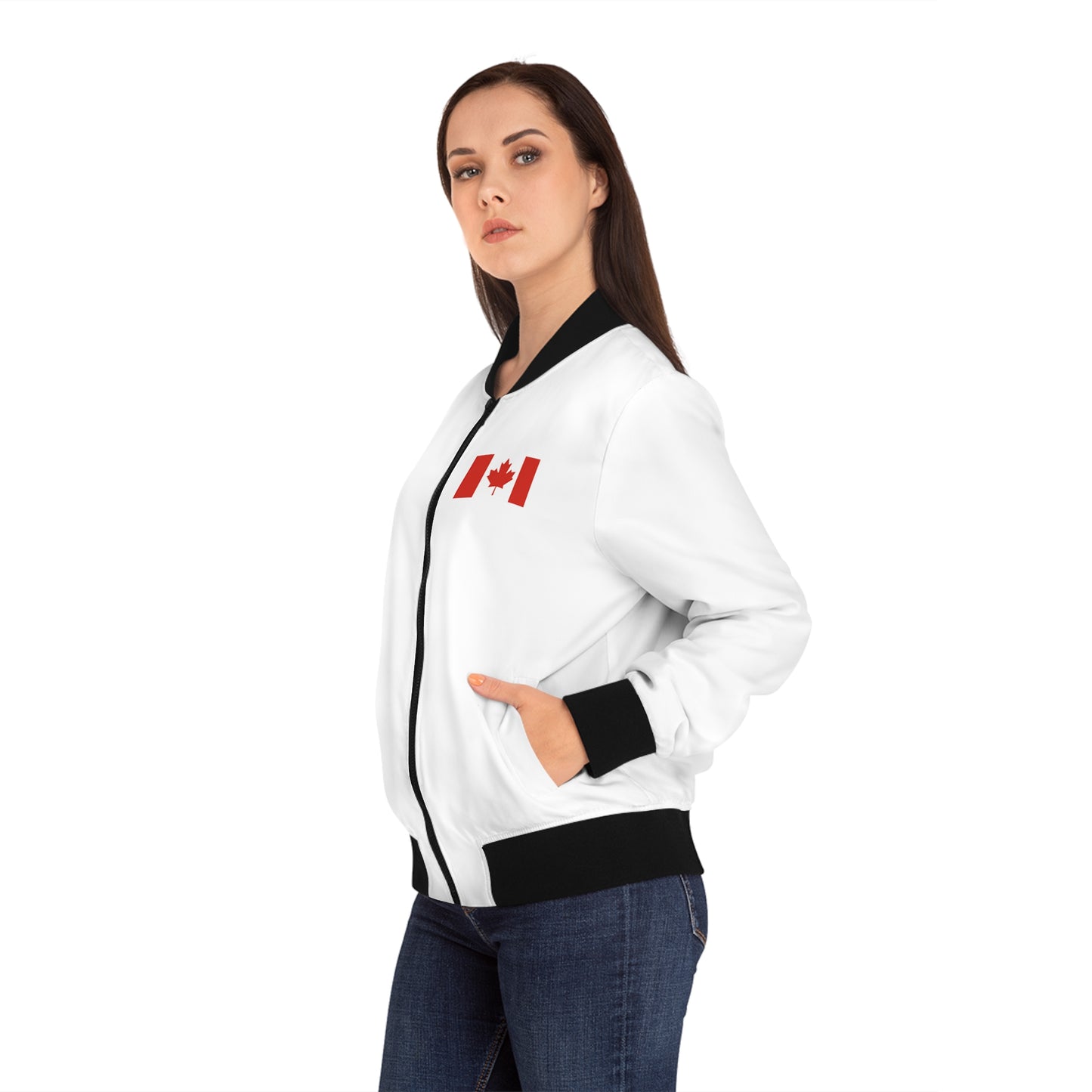 Canadian Maple Leaf, Women's Bomber Jacket