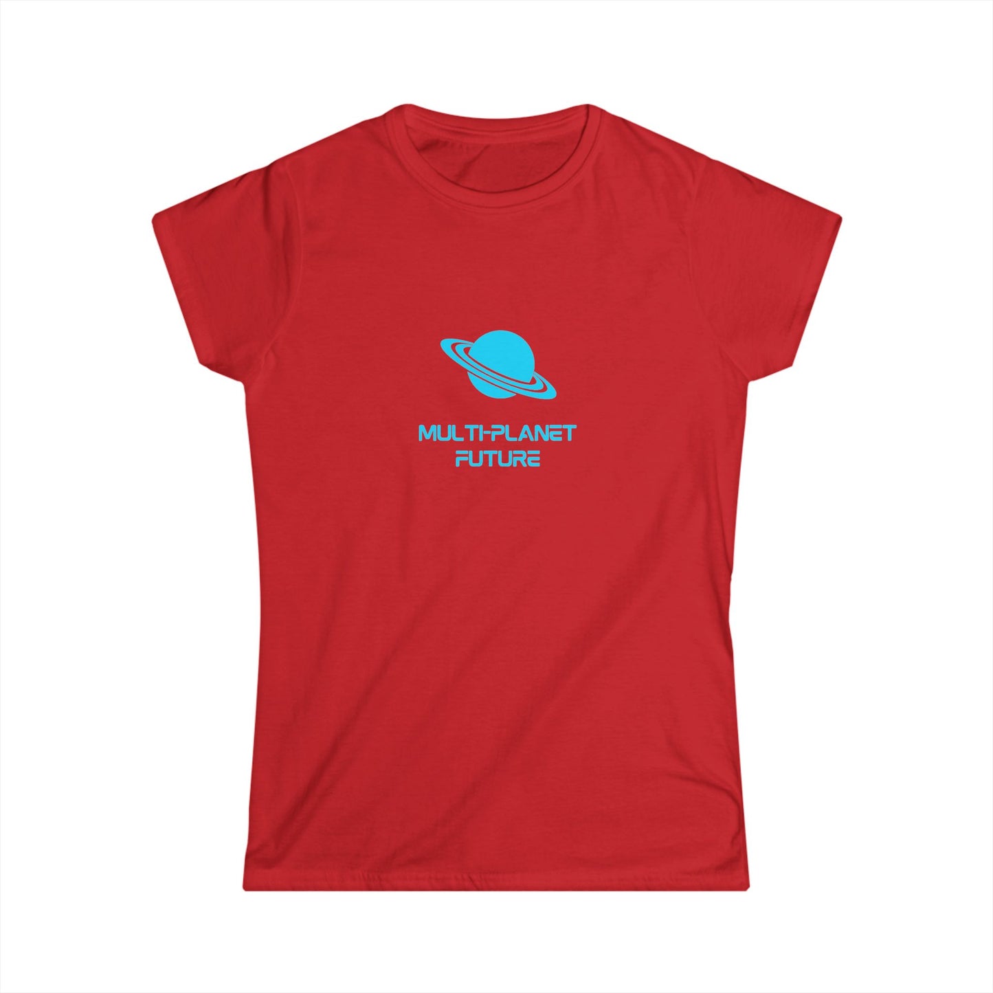 Women's Softstyle Tee, MULTI-PLANET FUTURE